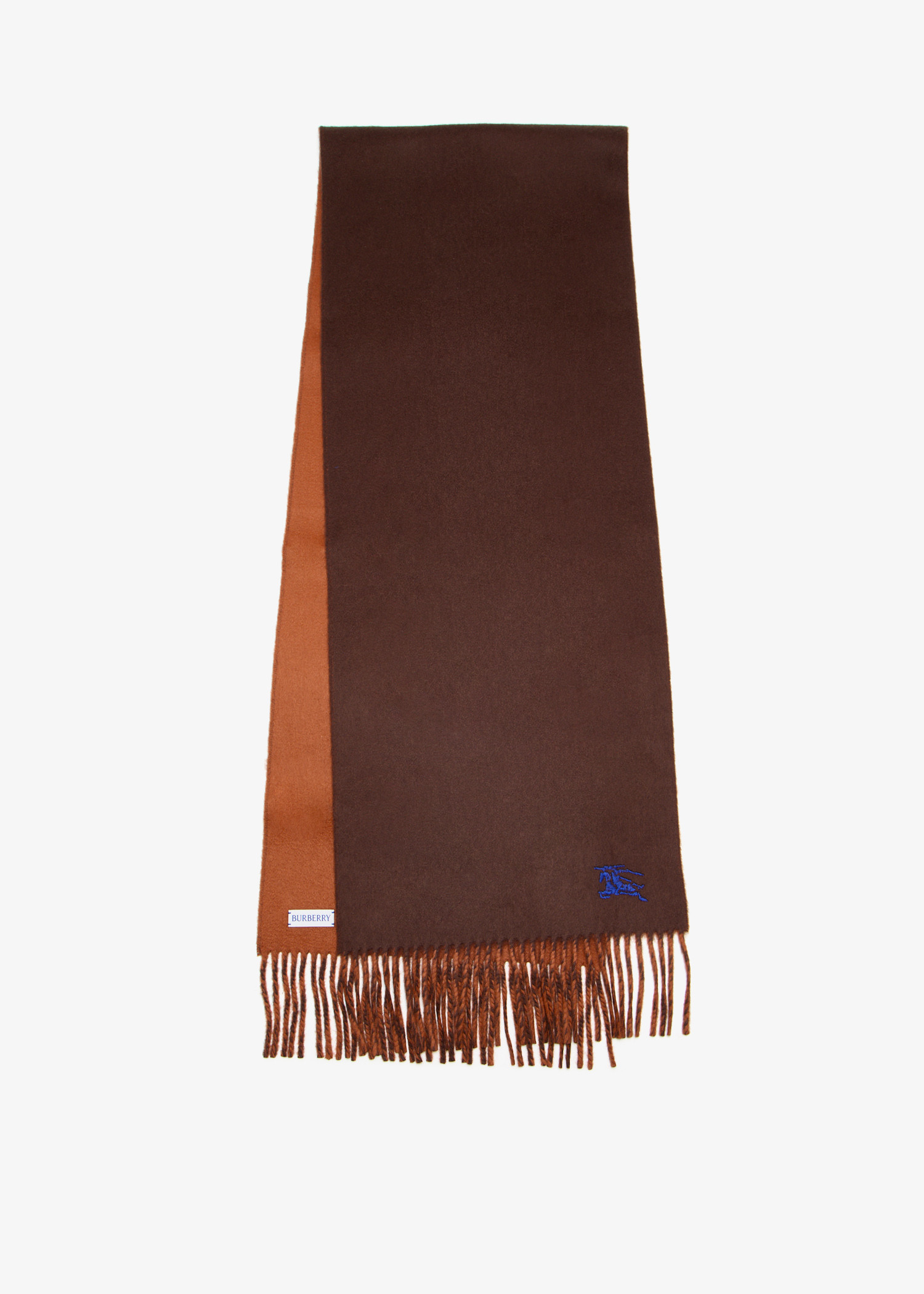 

Reversible cashmere scarf, Brown