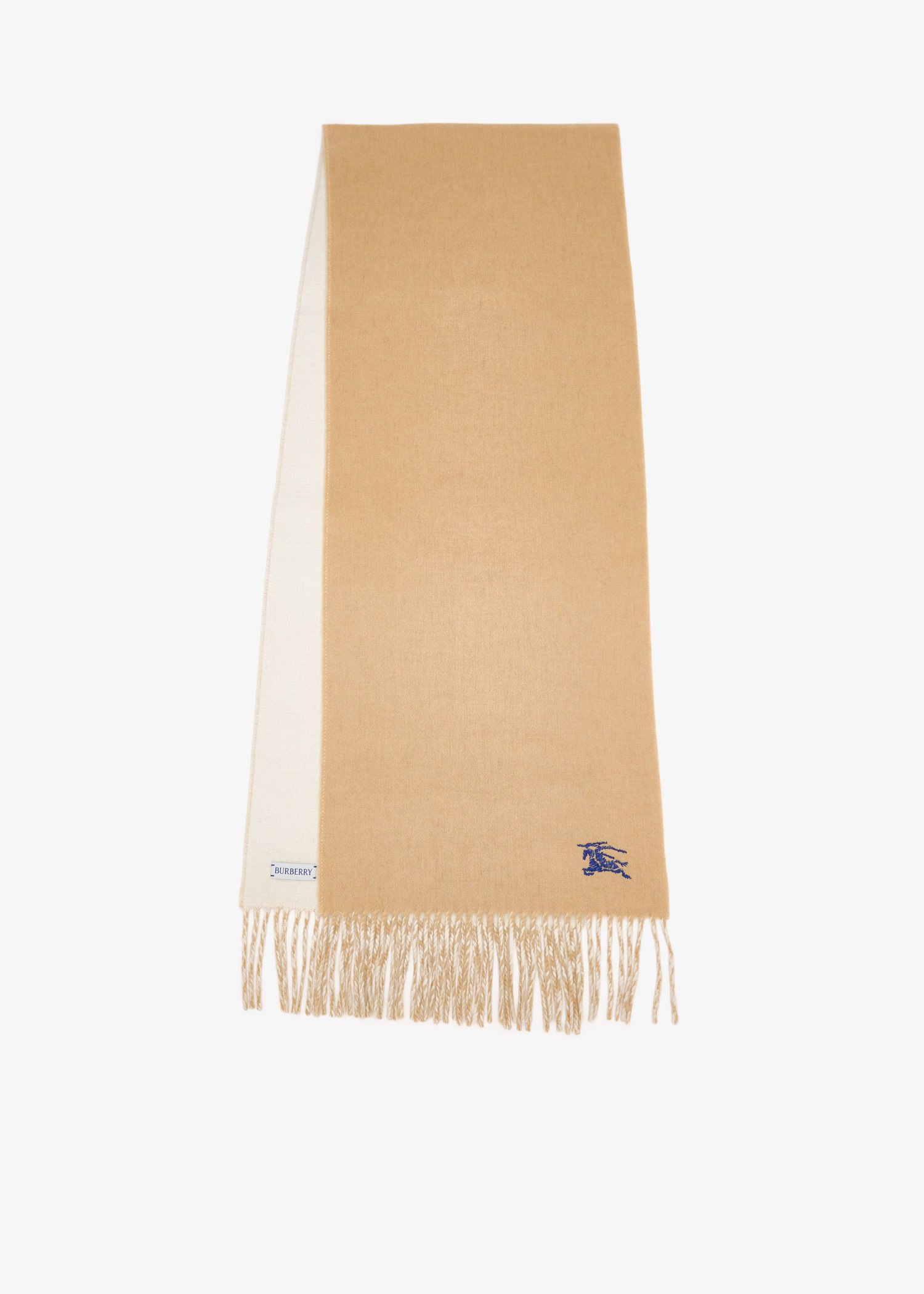 

Reversible cashmere scarf, Beige