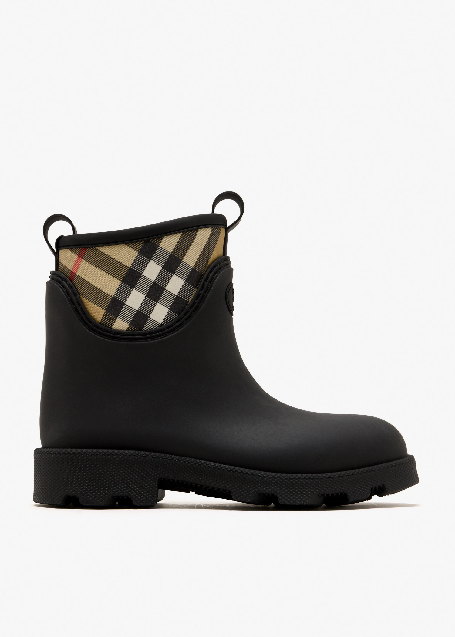 

Rubber Marsh Stamp low boots, Black