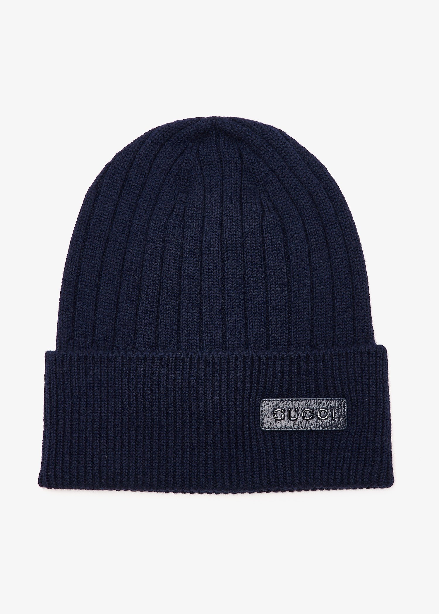 Gucci Rib knit wool hat for Women Navy in UAE Level Shoes