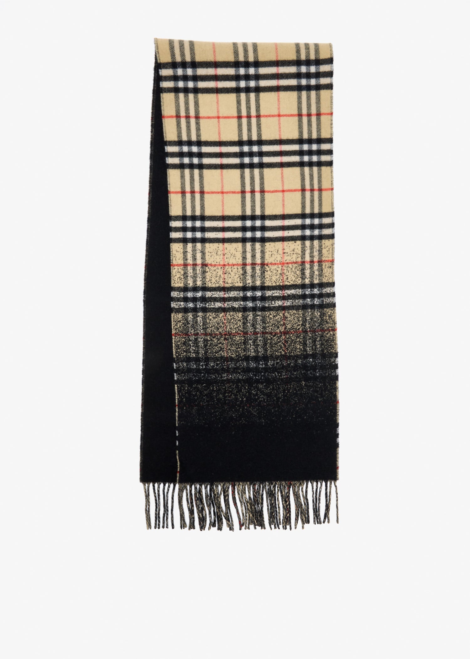 

Gradient Check scarf, Beige