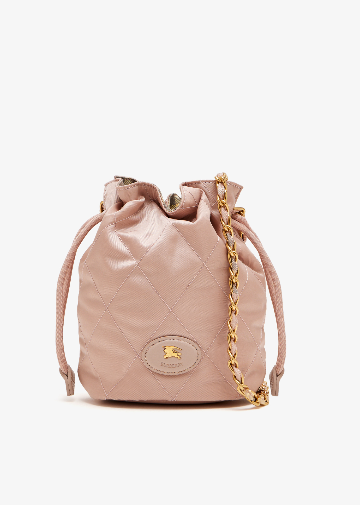 

Horseshoe chain pouch, Pink