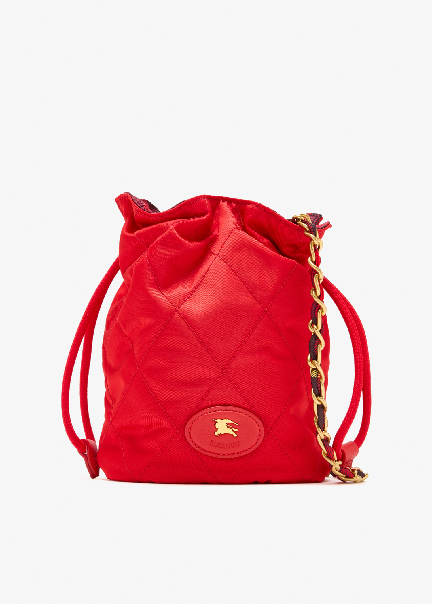 

Horseshoe Chain pouch, Red