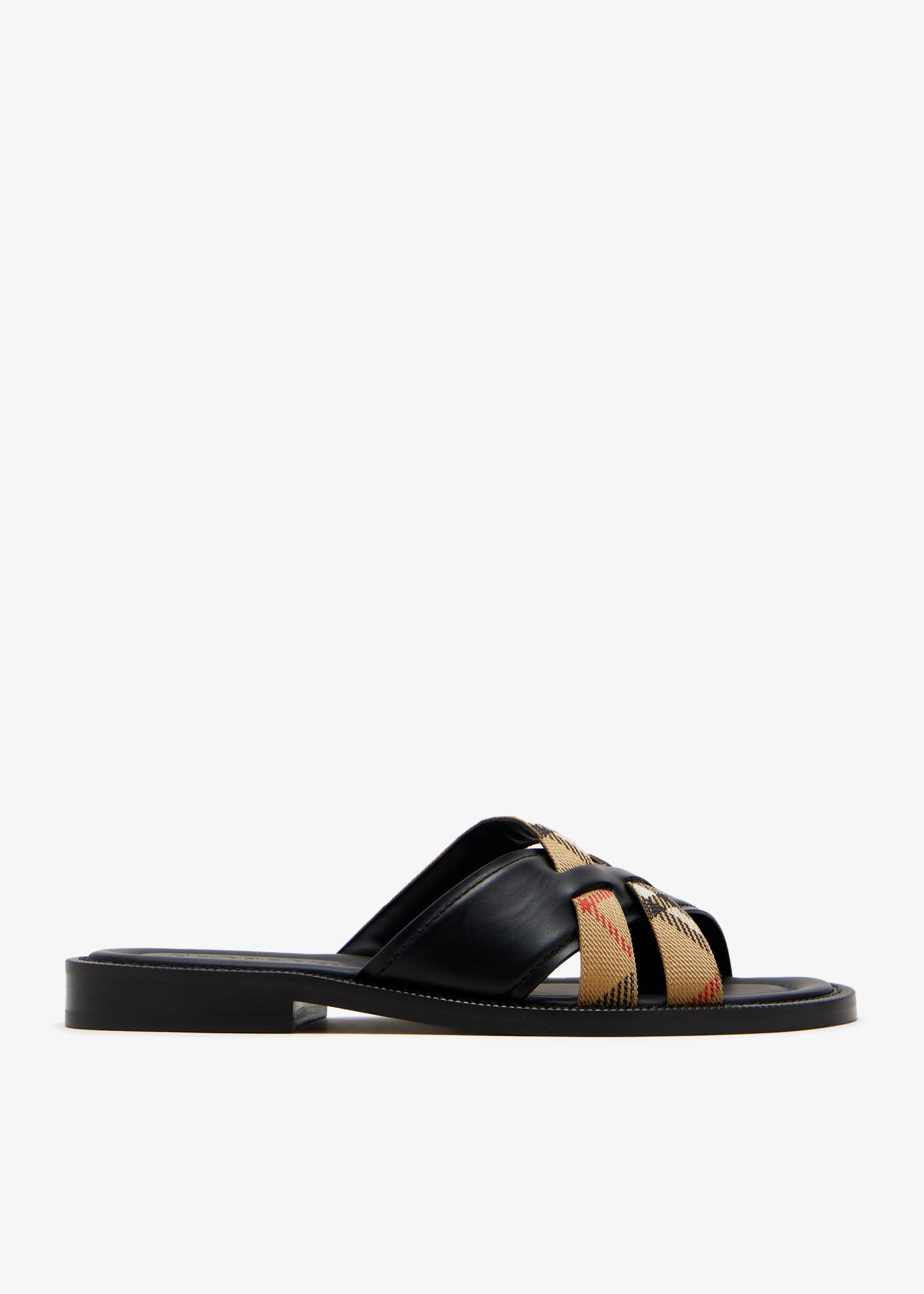 

Check Drift sandals, Black