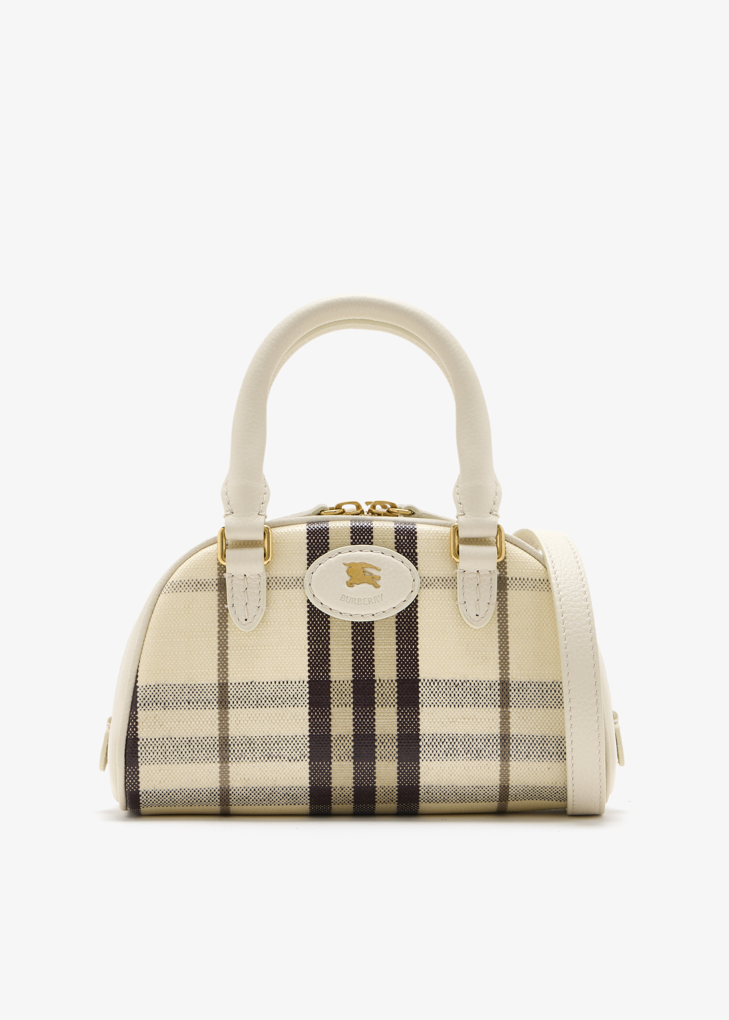 

Mini Highlands bowling bag, Cream