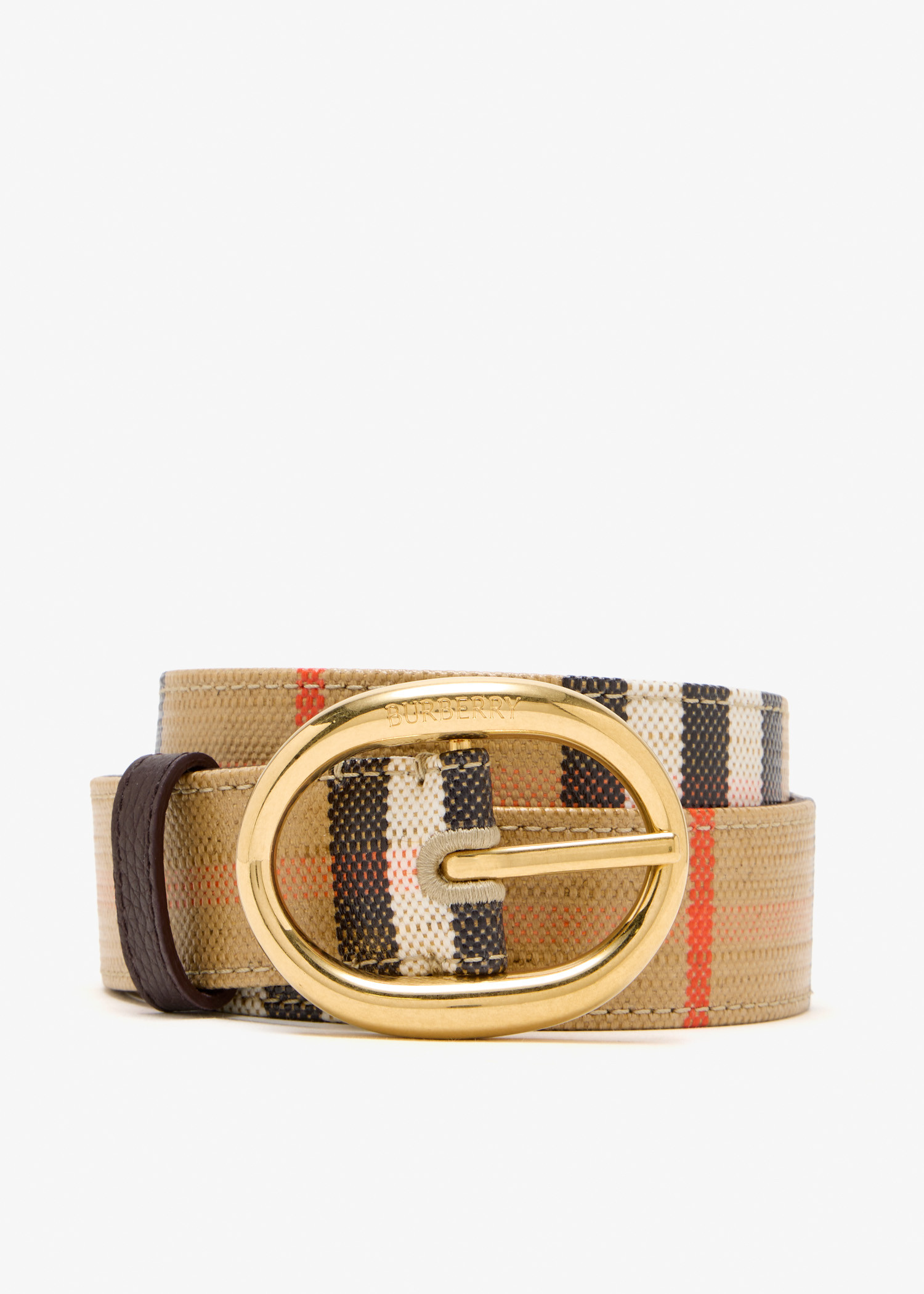 

Reversible Check Bloomsbury belt, Printed