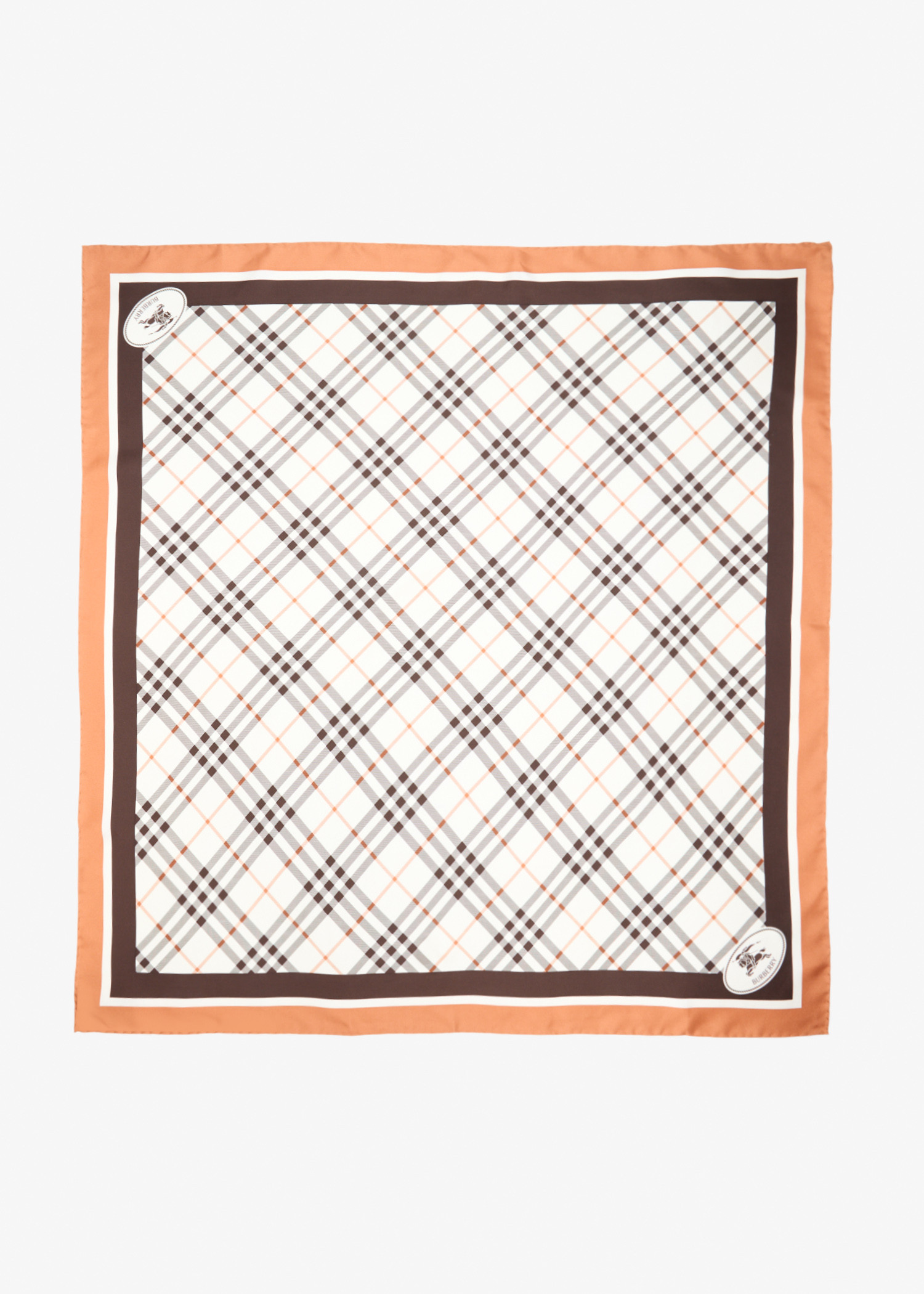 

Check Knight Stamp scarf, Printed