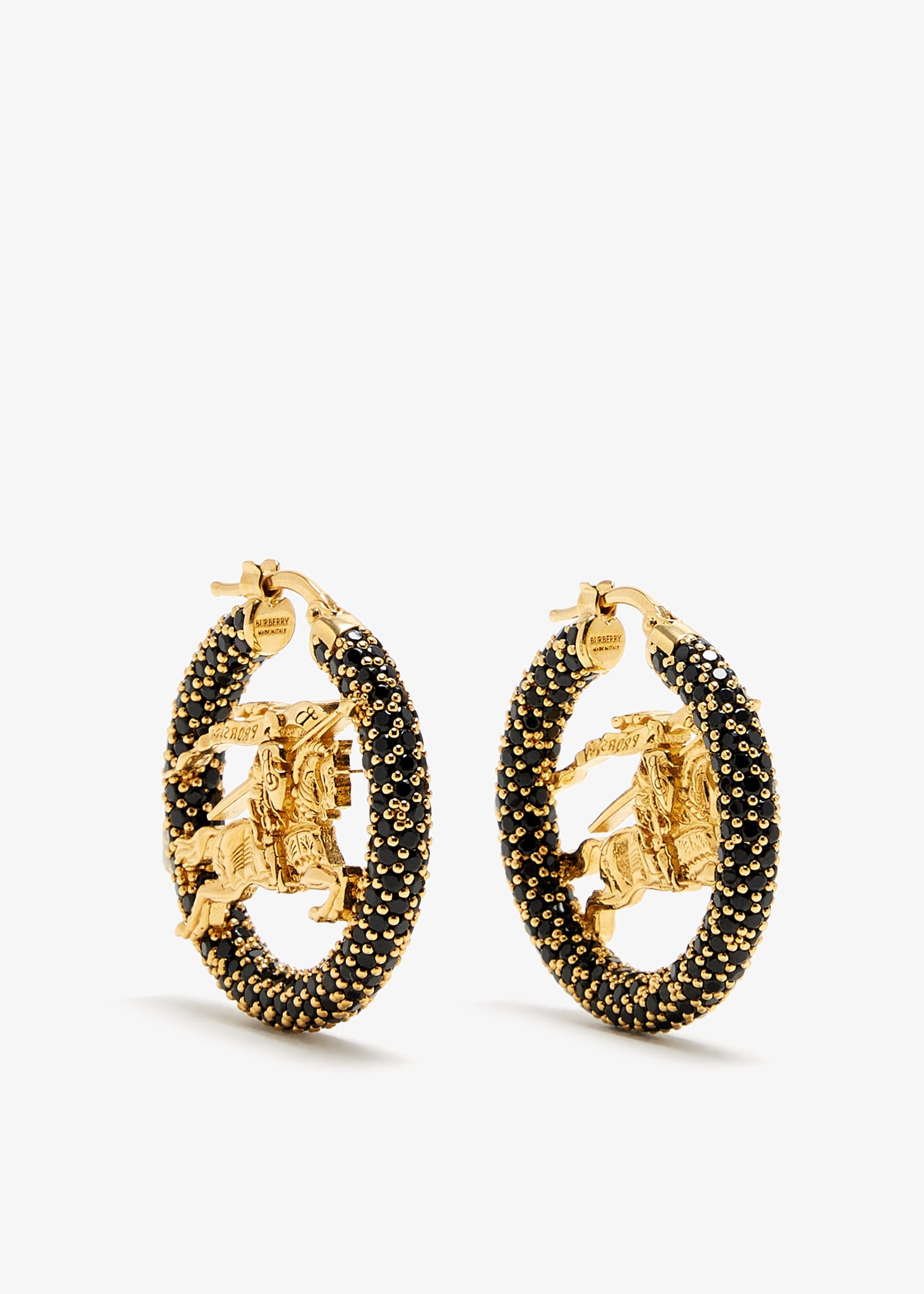 

EKD Pavé Hoop earrings, Gold