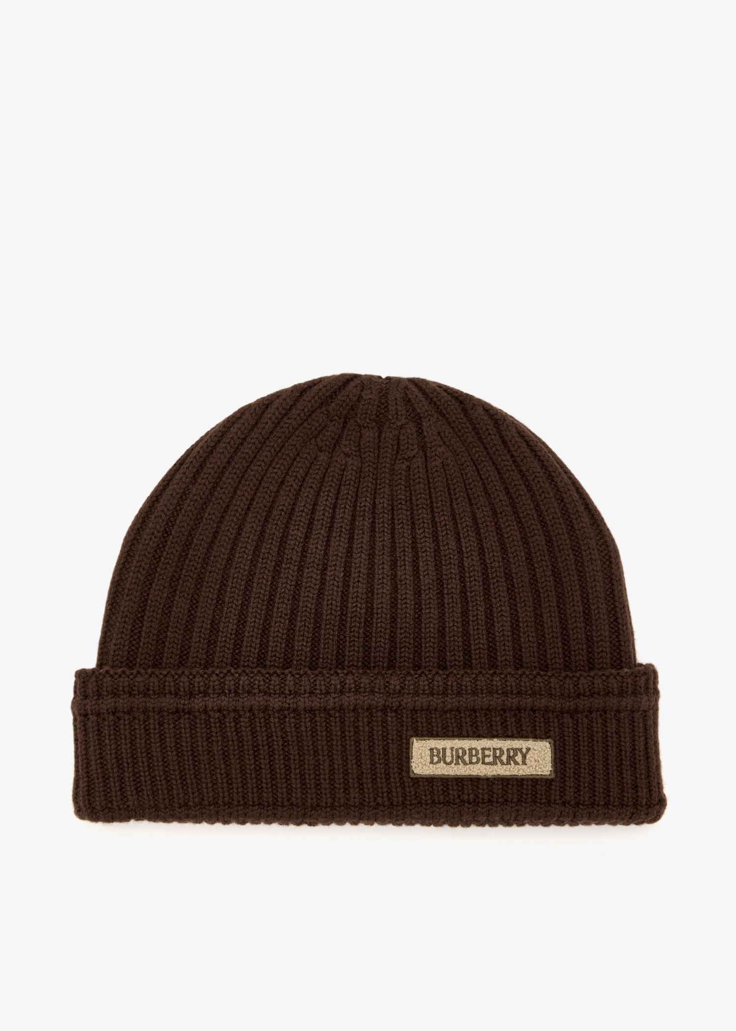

Logo Patch beanie, Brown