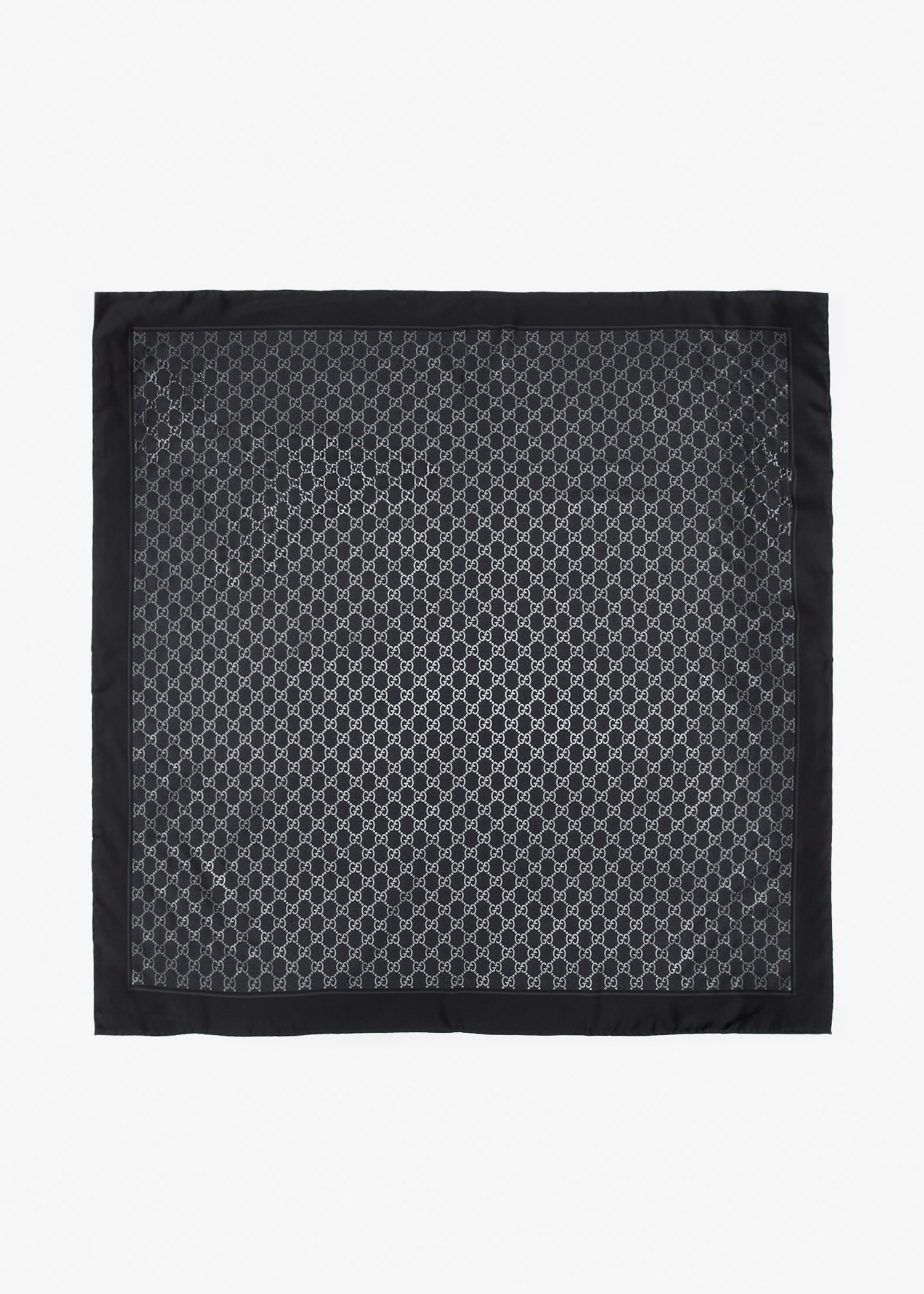 

Laminated silk twill carré, Printed