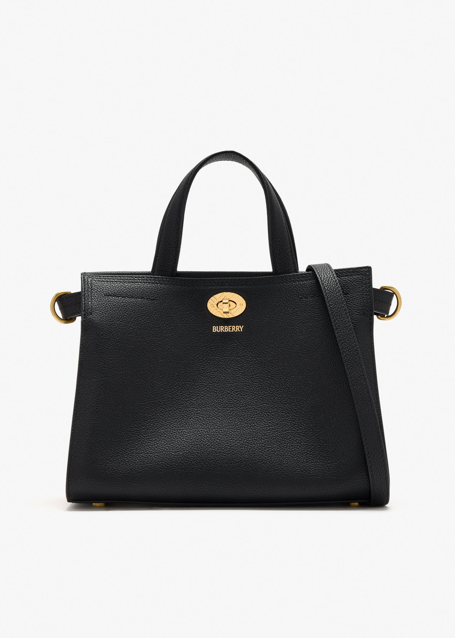 

Mini Cotswolds Check tote bag, Black