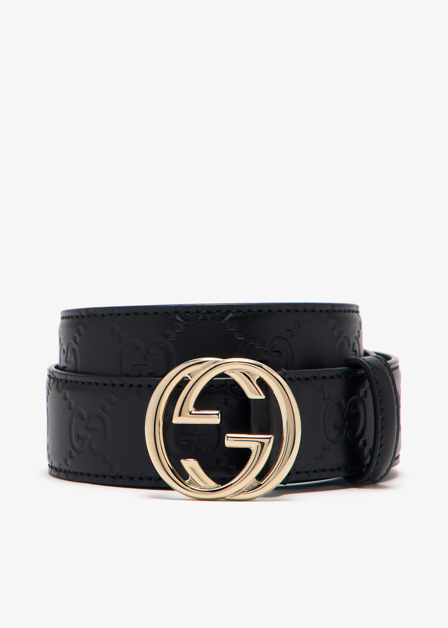 

Interlocking G belt, Black