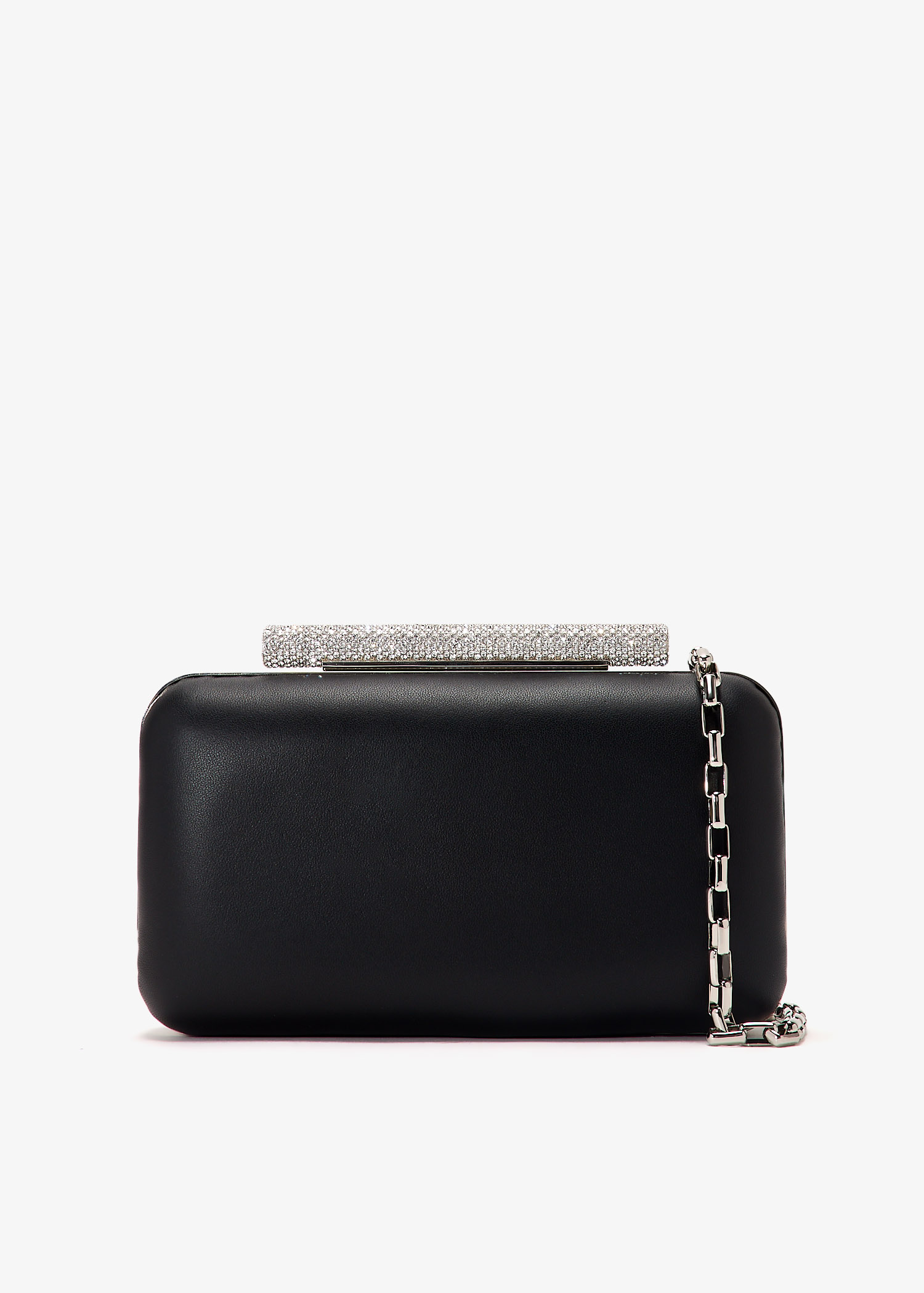 

T-Bar box clutch, Black
