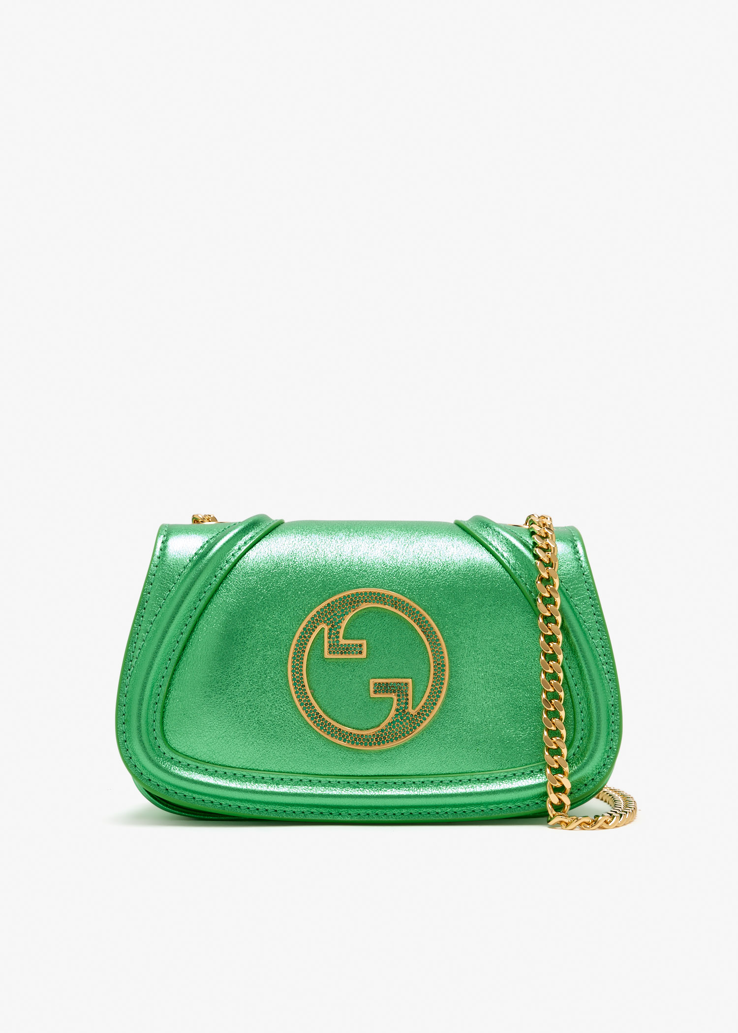 

Blondie crystal small shoulder bag, Green
