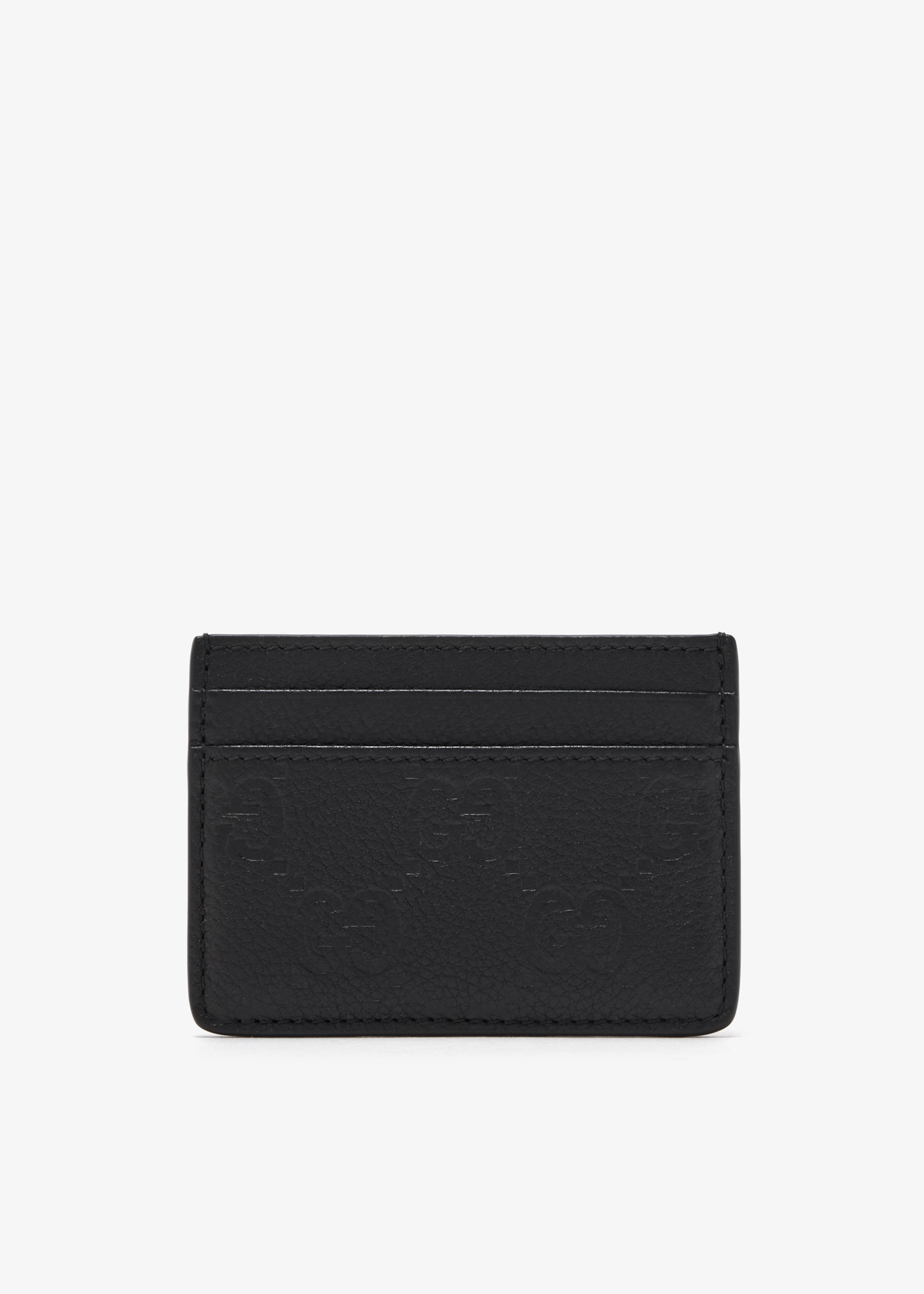 

GG Emblem card case, Black