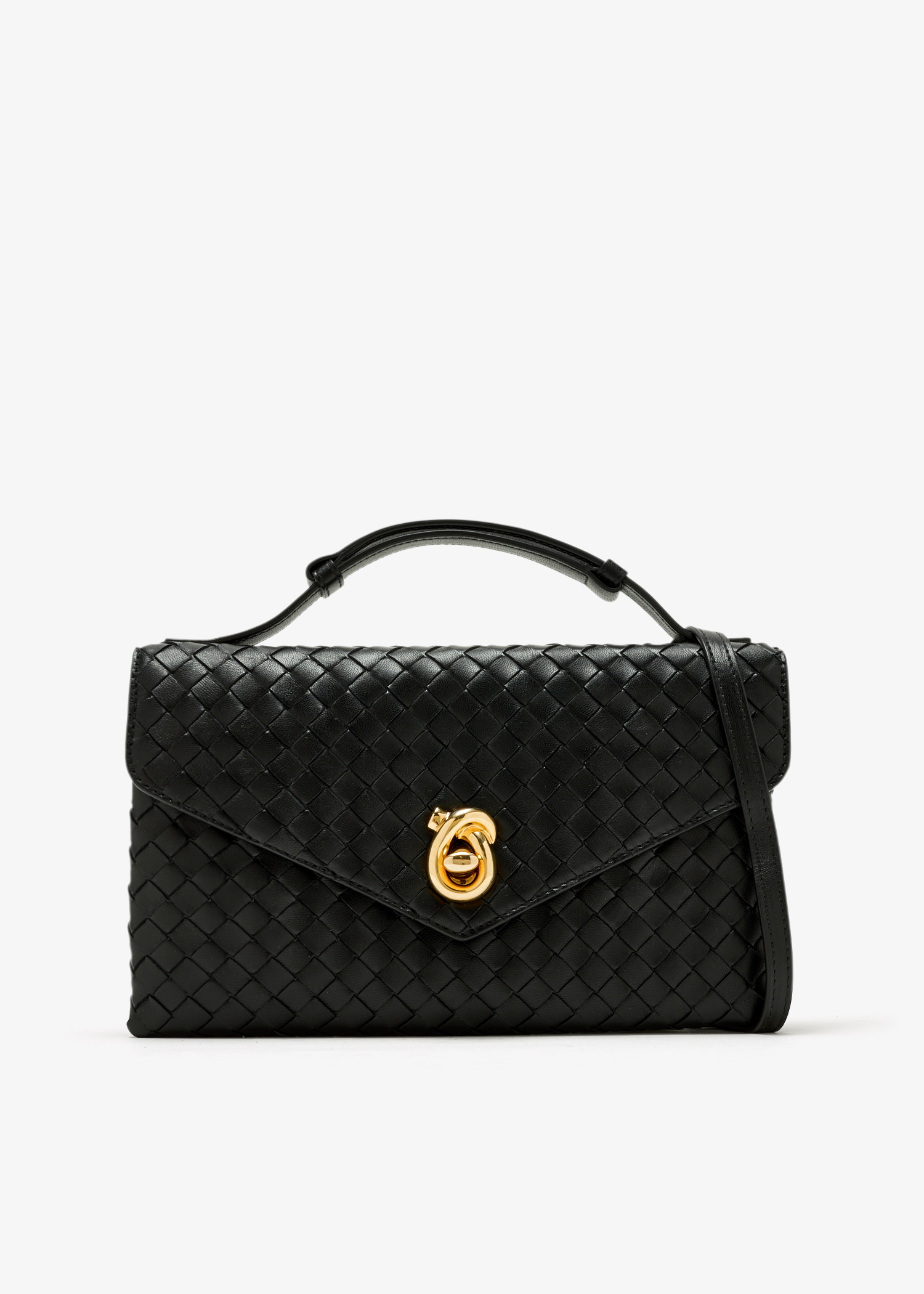 

Knot Lock crossbody bag, Black