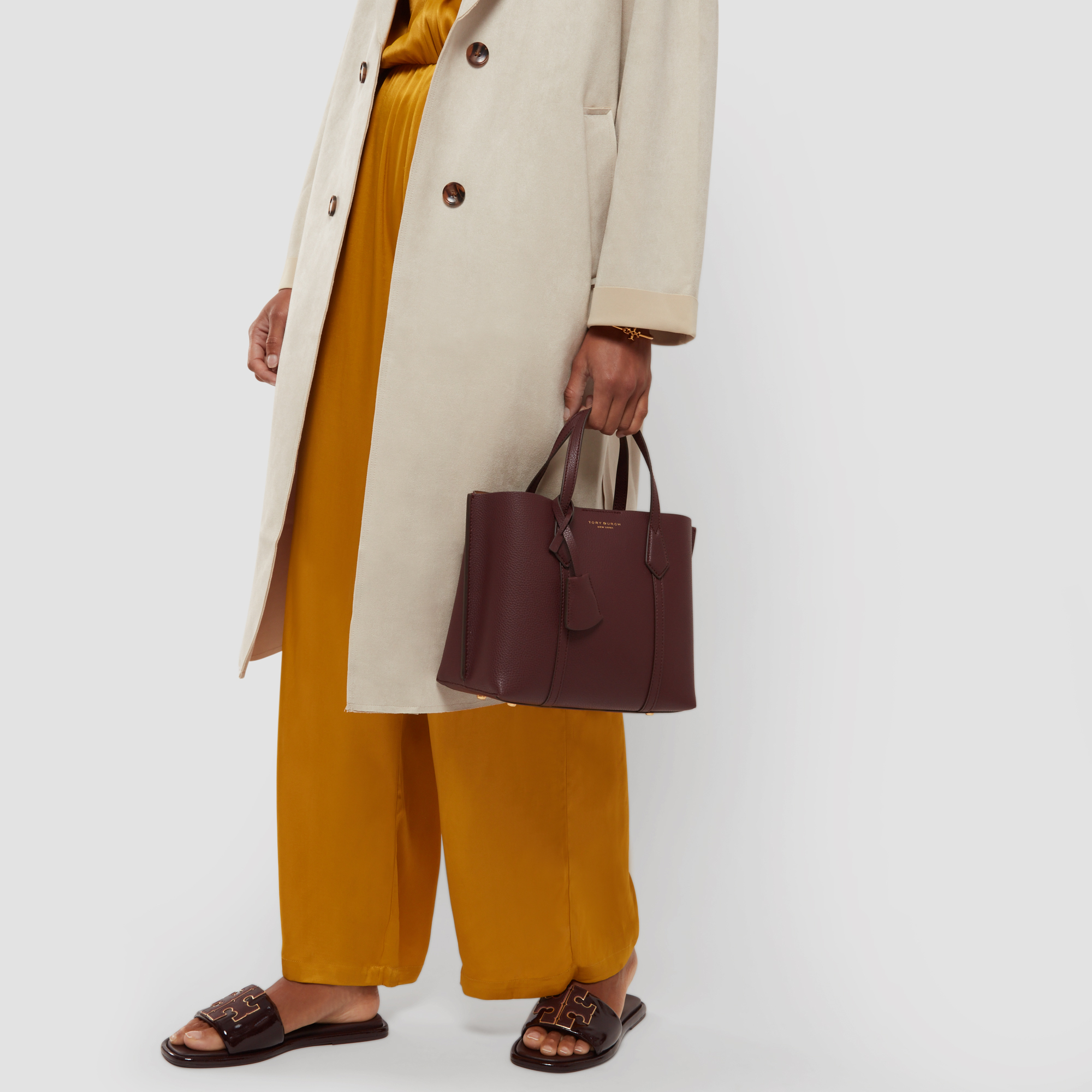 

Perry small tote bag, Burgundy