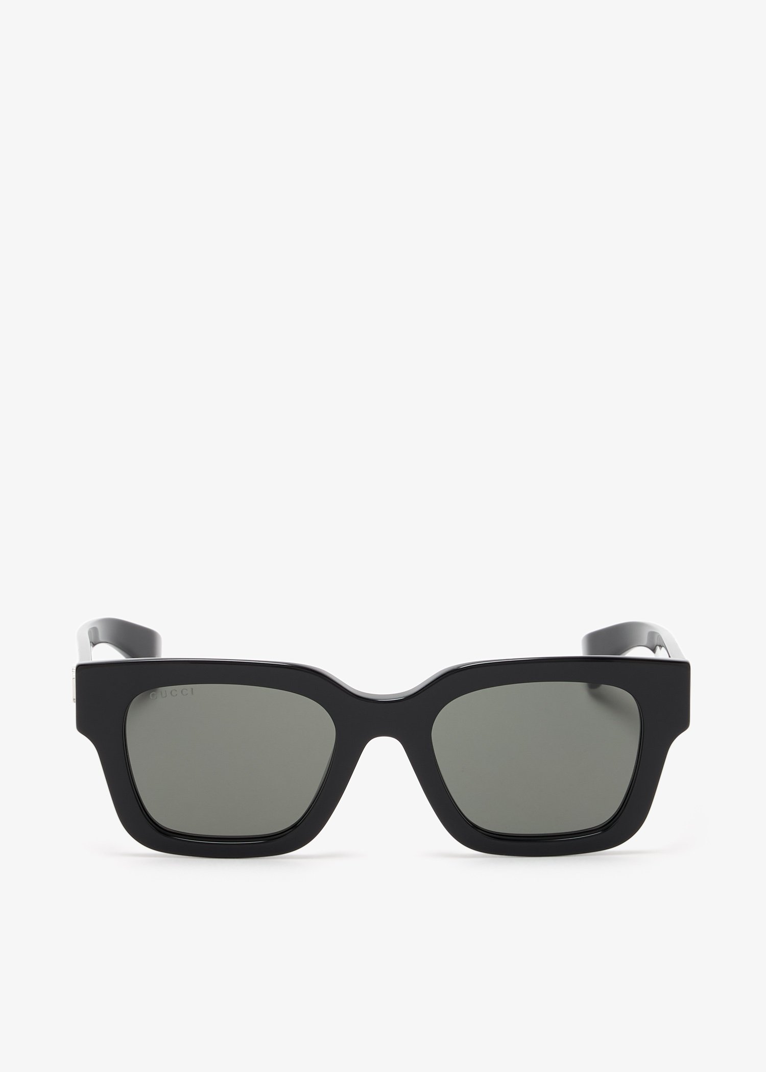 

Rectangular frame sunglasses, Black