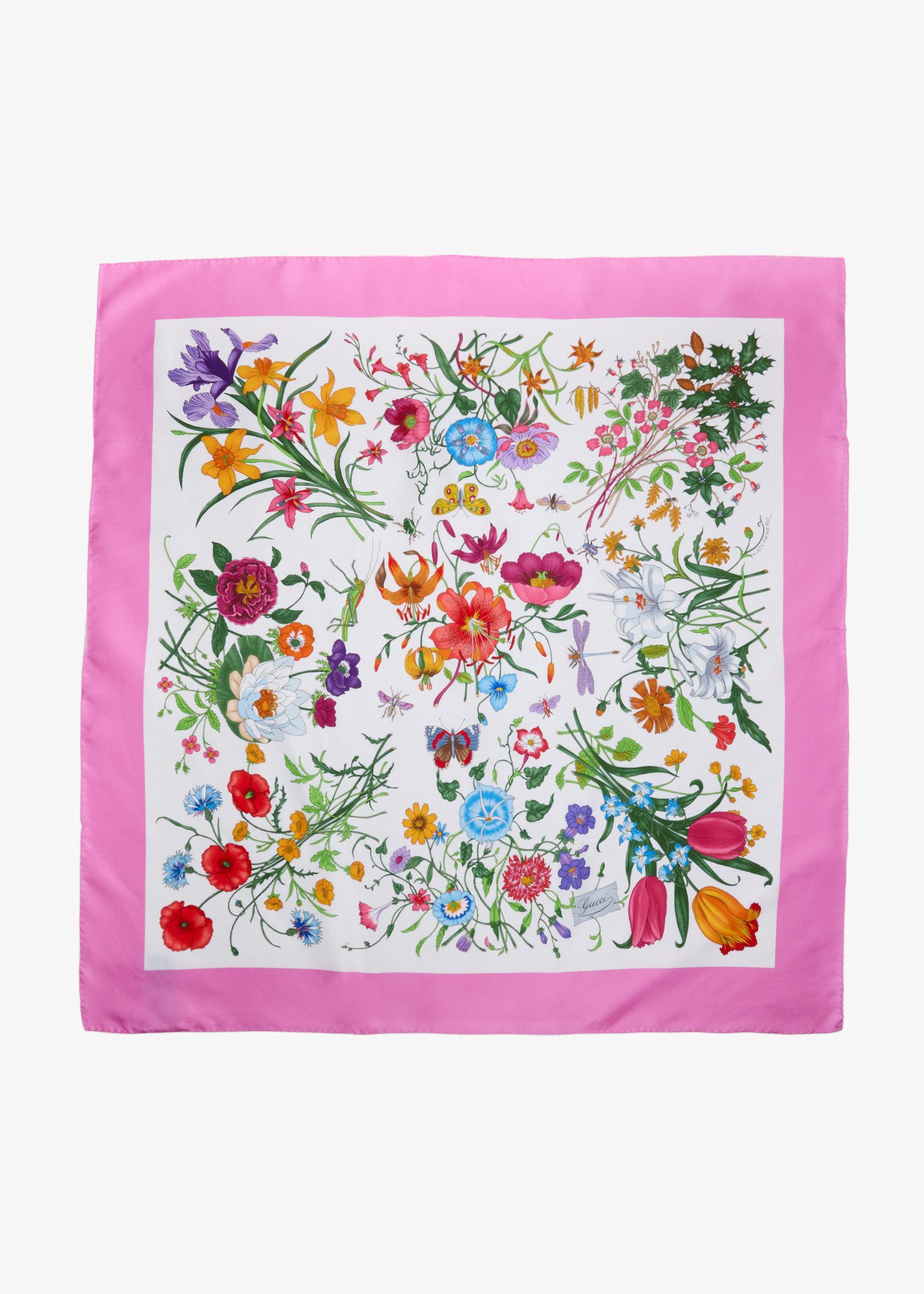 

Printed silk twill carré