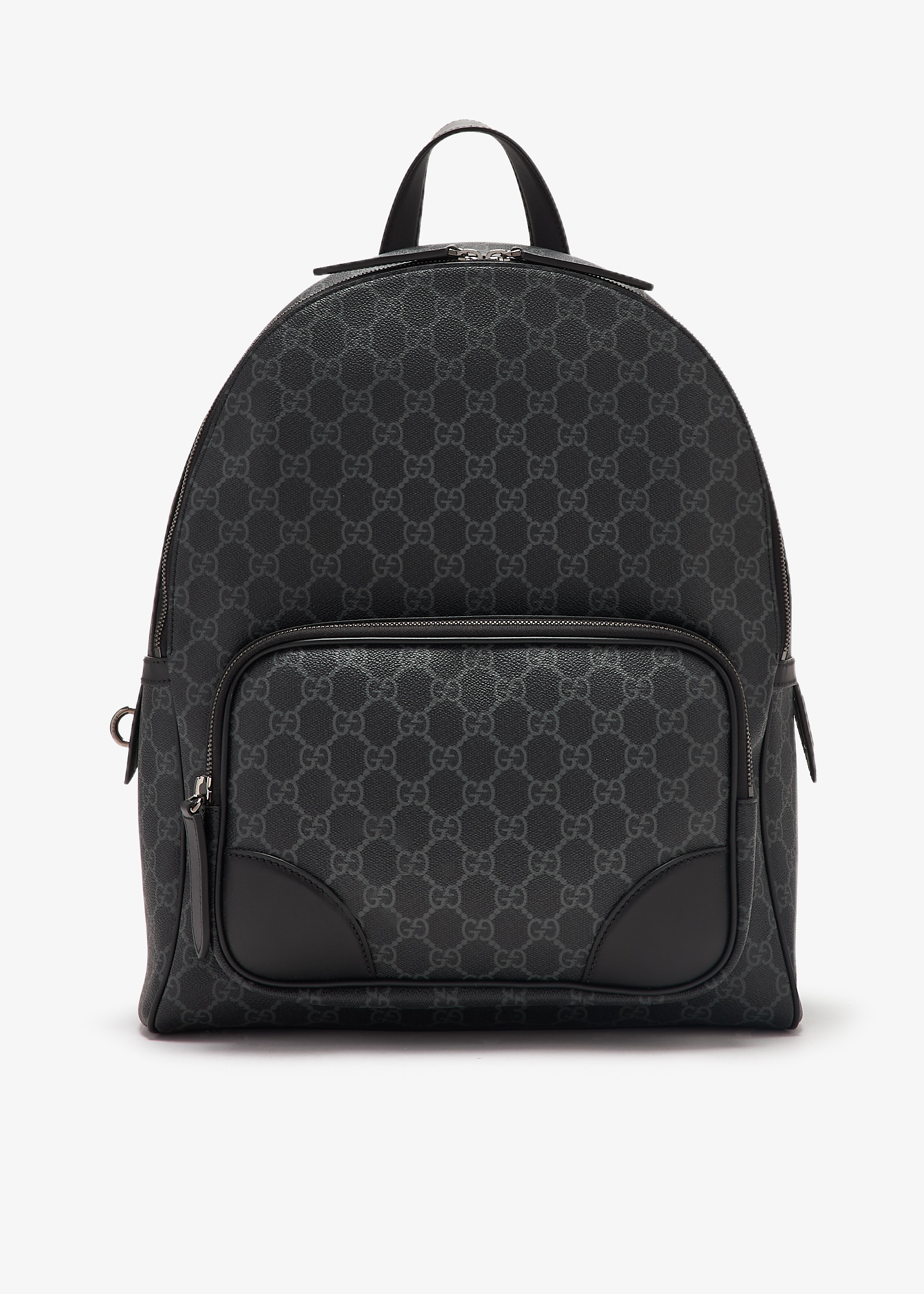 

GG Emblem medium backpack, Black