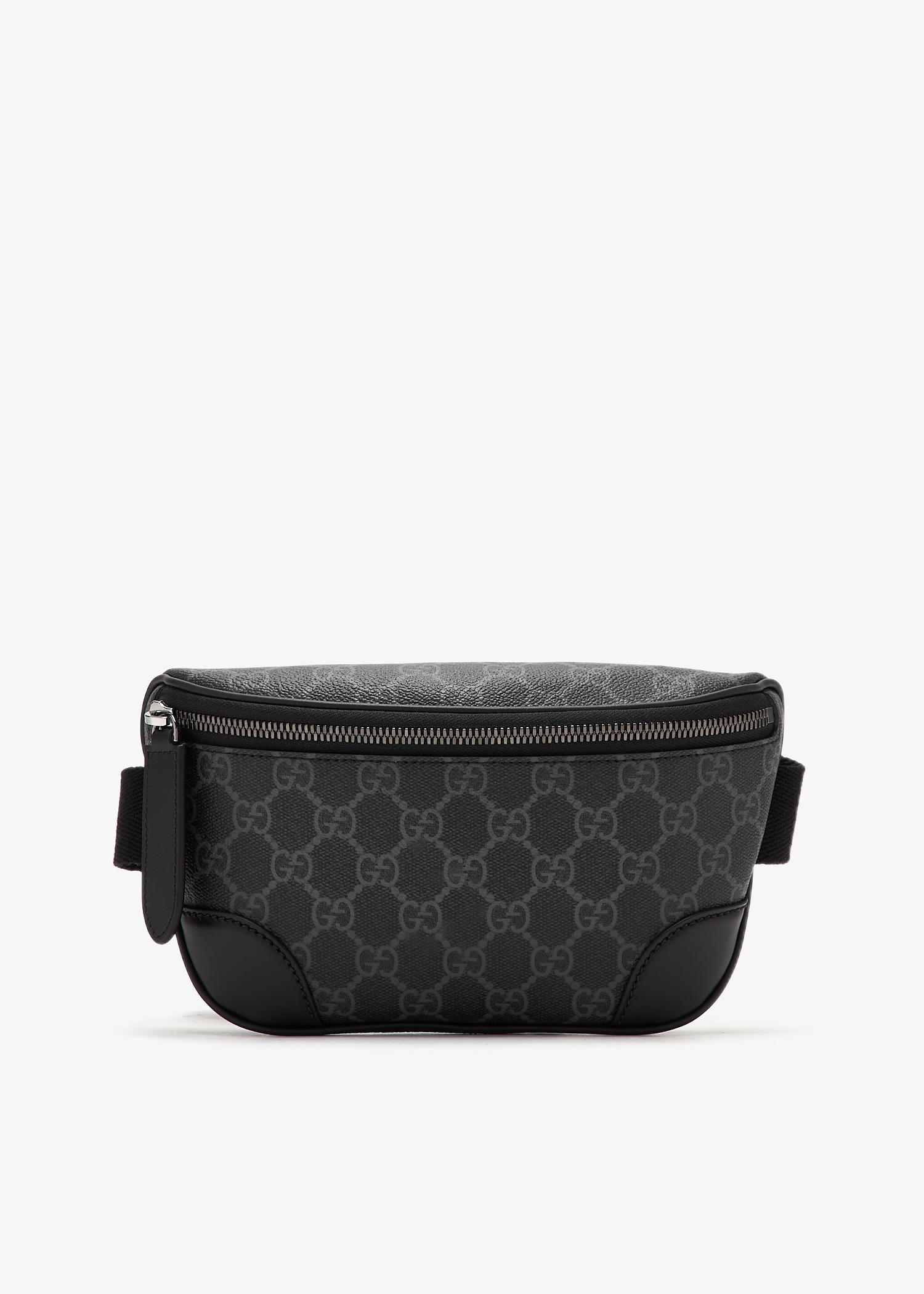 

GG Emblem small belt bag, Black