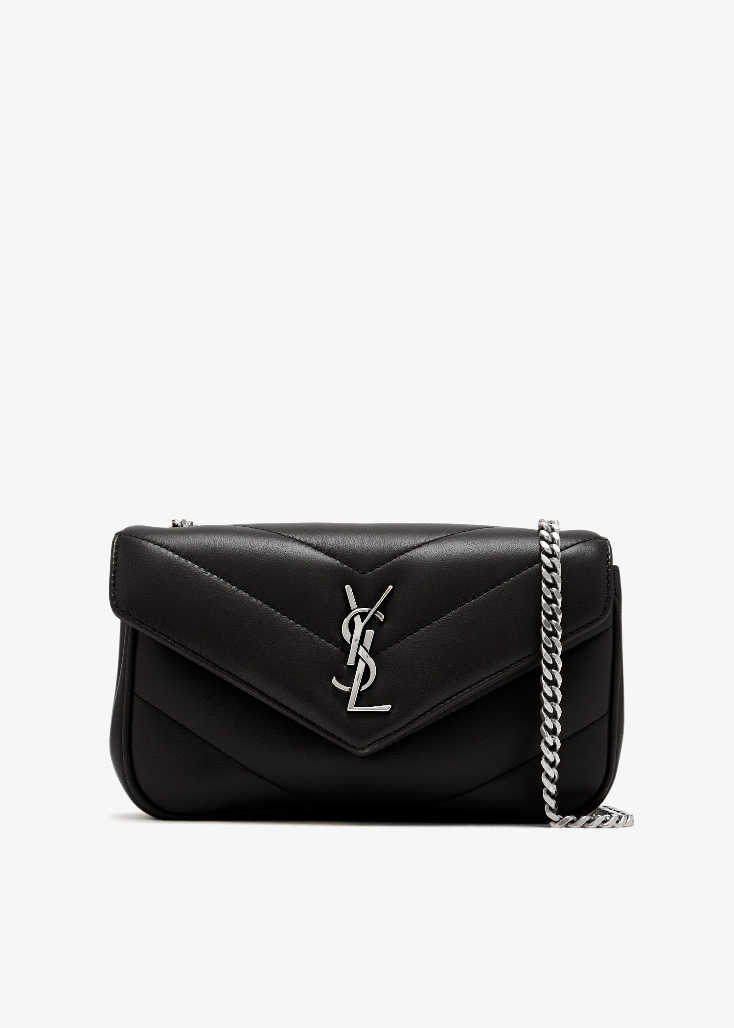 

Loulou mini chain bag, Black