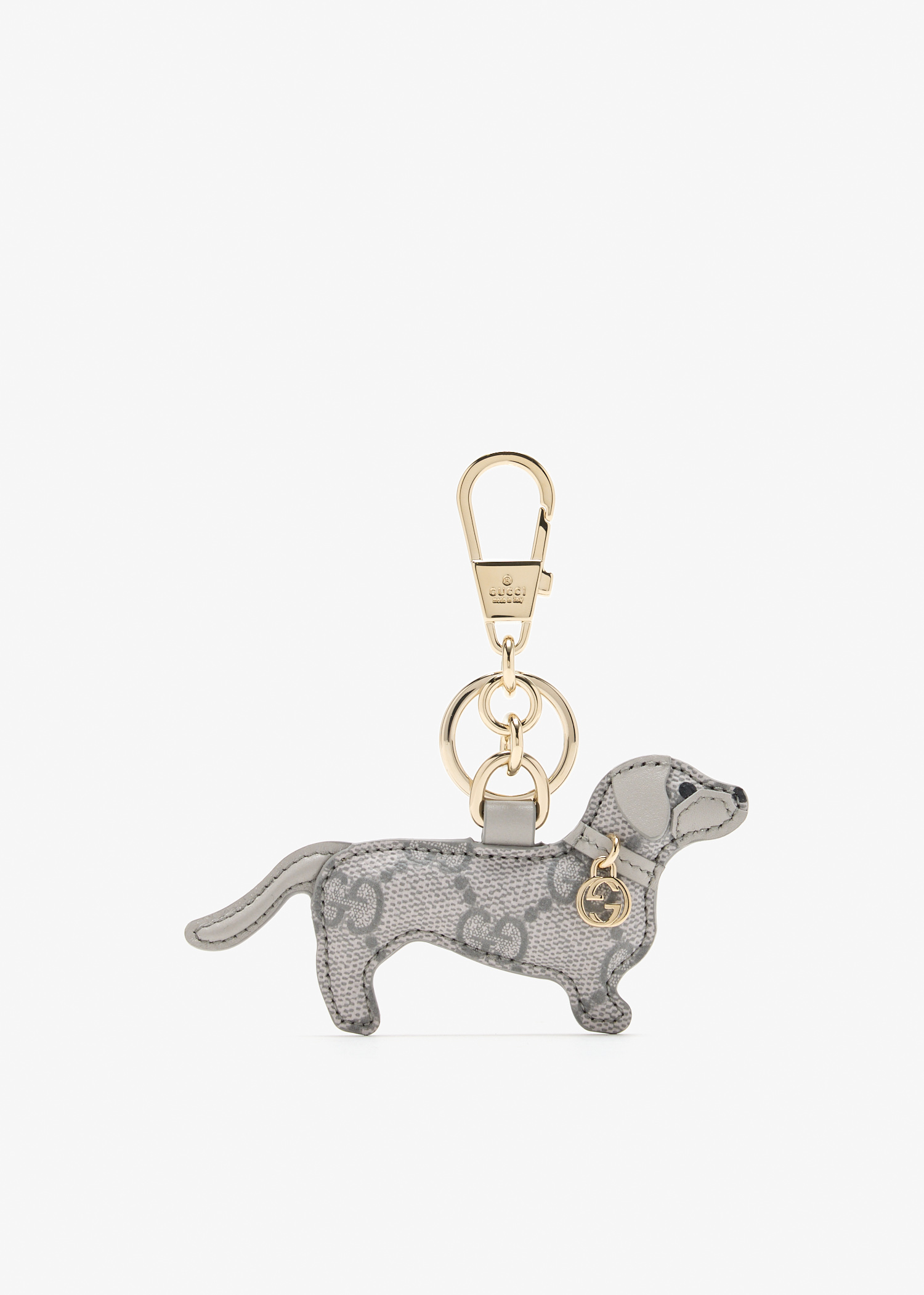 

Dog bag charm, Grey