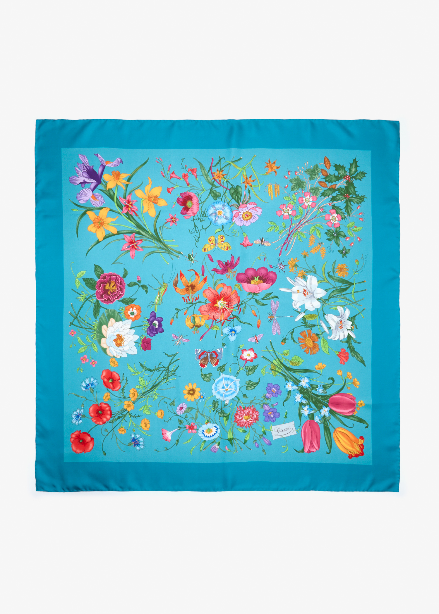 

Printed silk twill carré