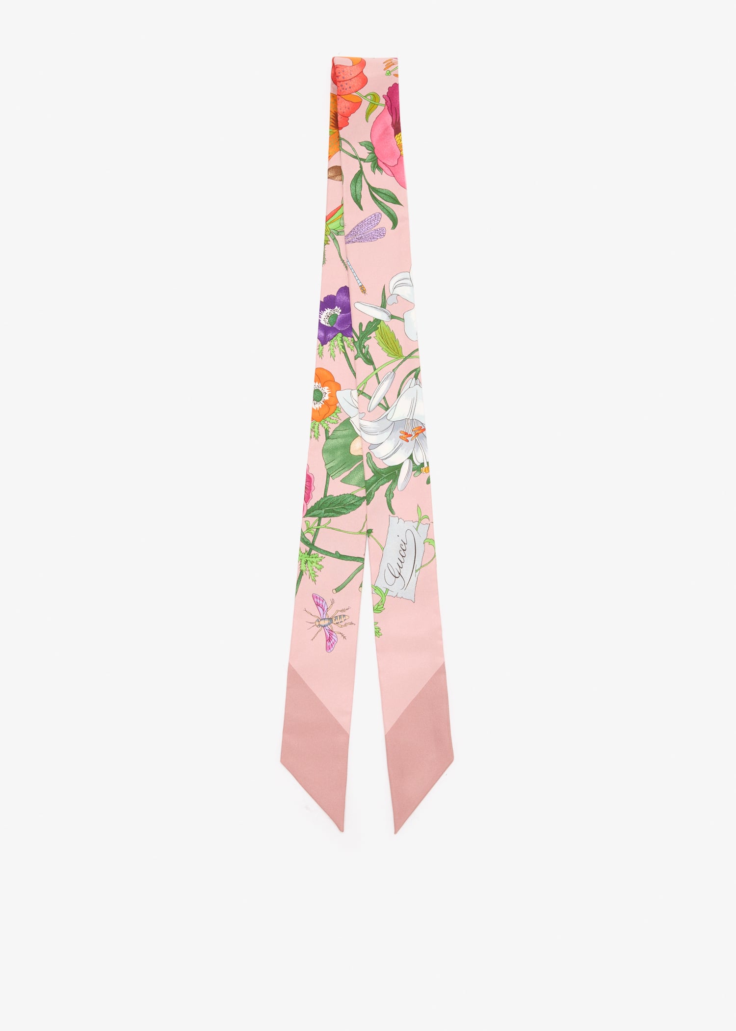 

Printed silk twill ribbon