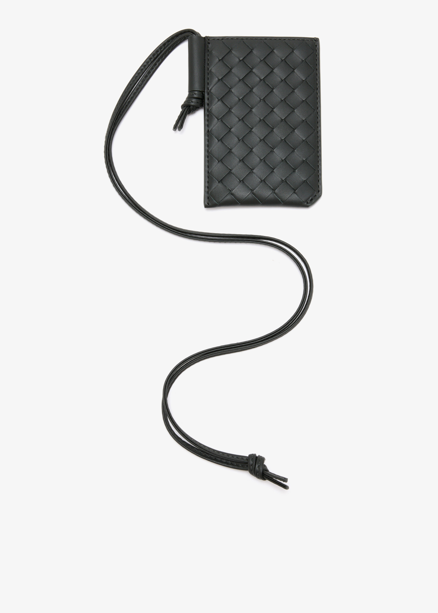 

Intrecciato Piccolo badge holder, Green