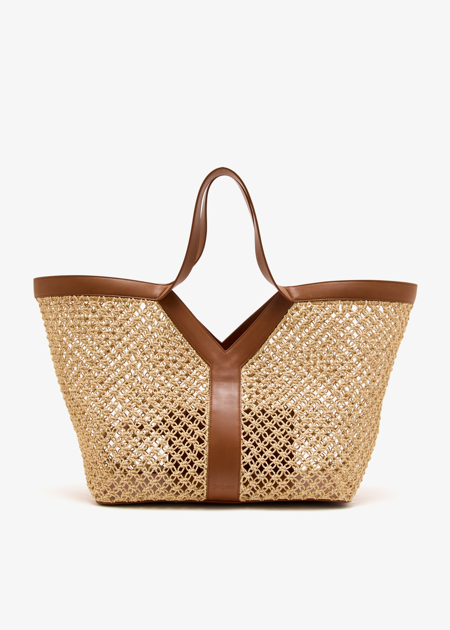 

Y tote bag, Beige