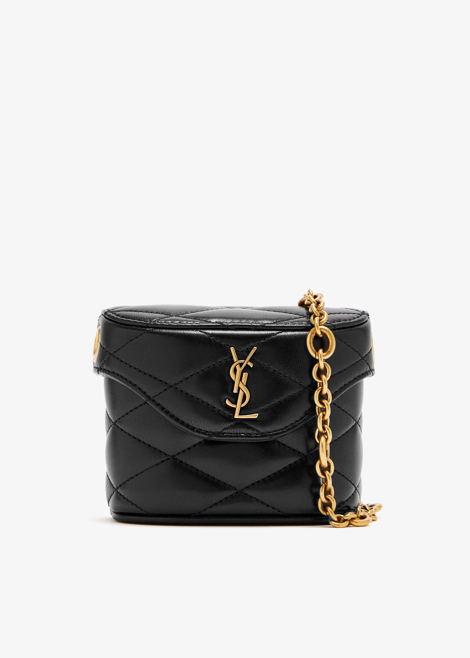 

June micro chain belt bag, Black
