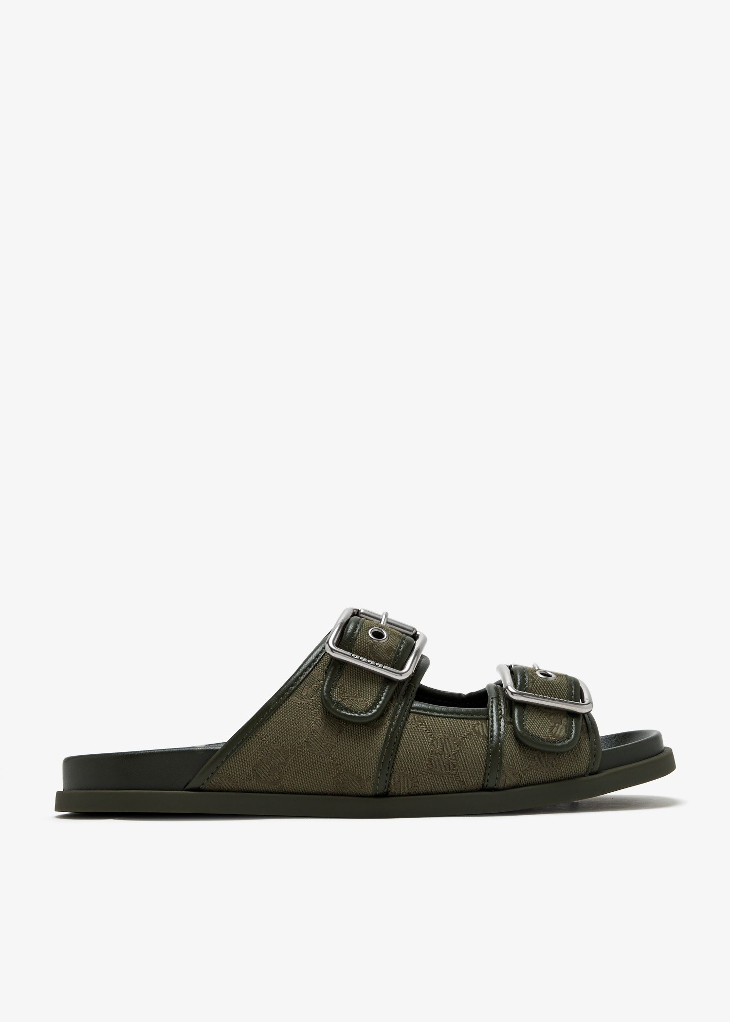 

GG slide sandals, Green