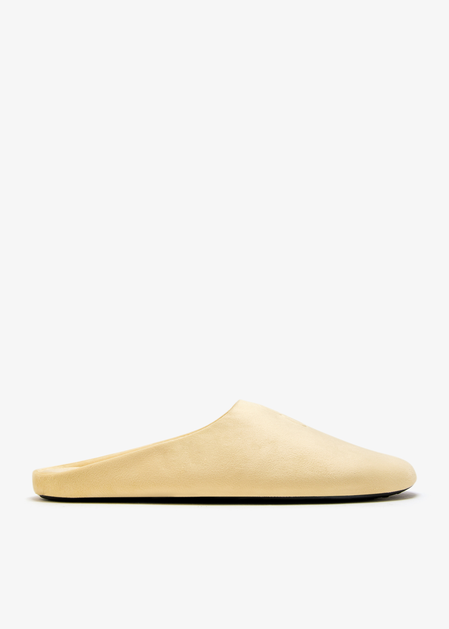 

Château flat mules, Yellow