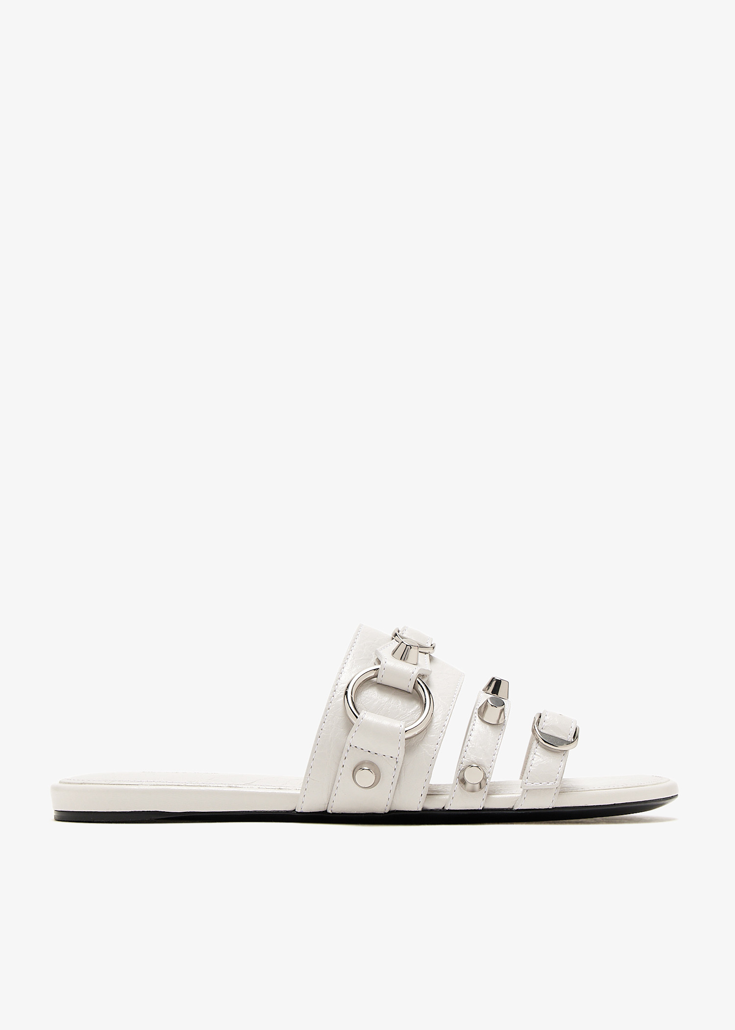 

City slide sandals, White