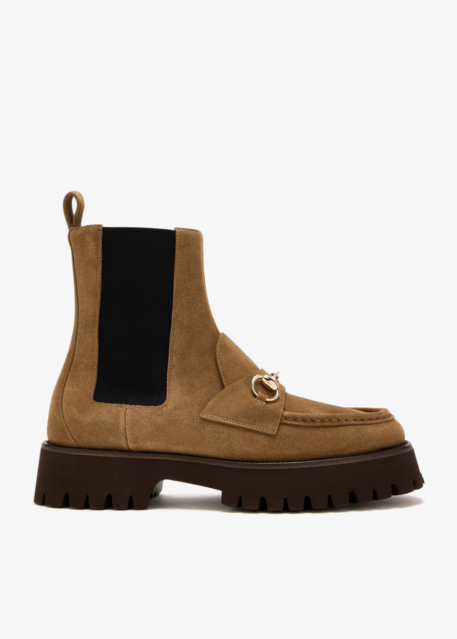 

Horsebit Chelsea ankle boots, Brown