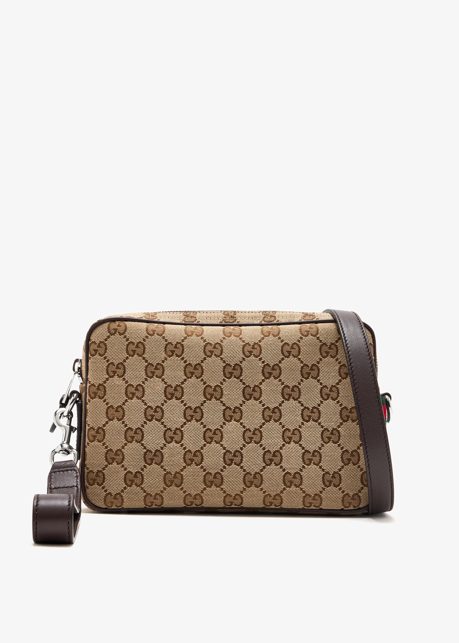 

GG canvas small crossbody bag, Printed