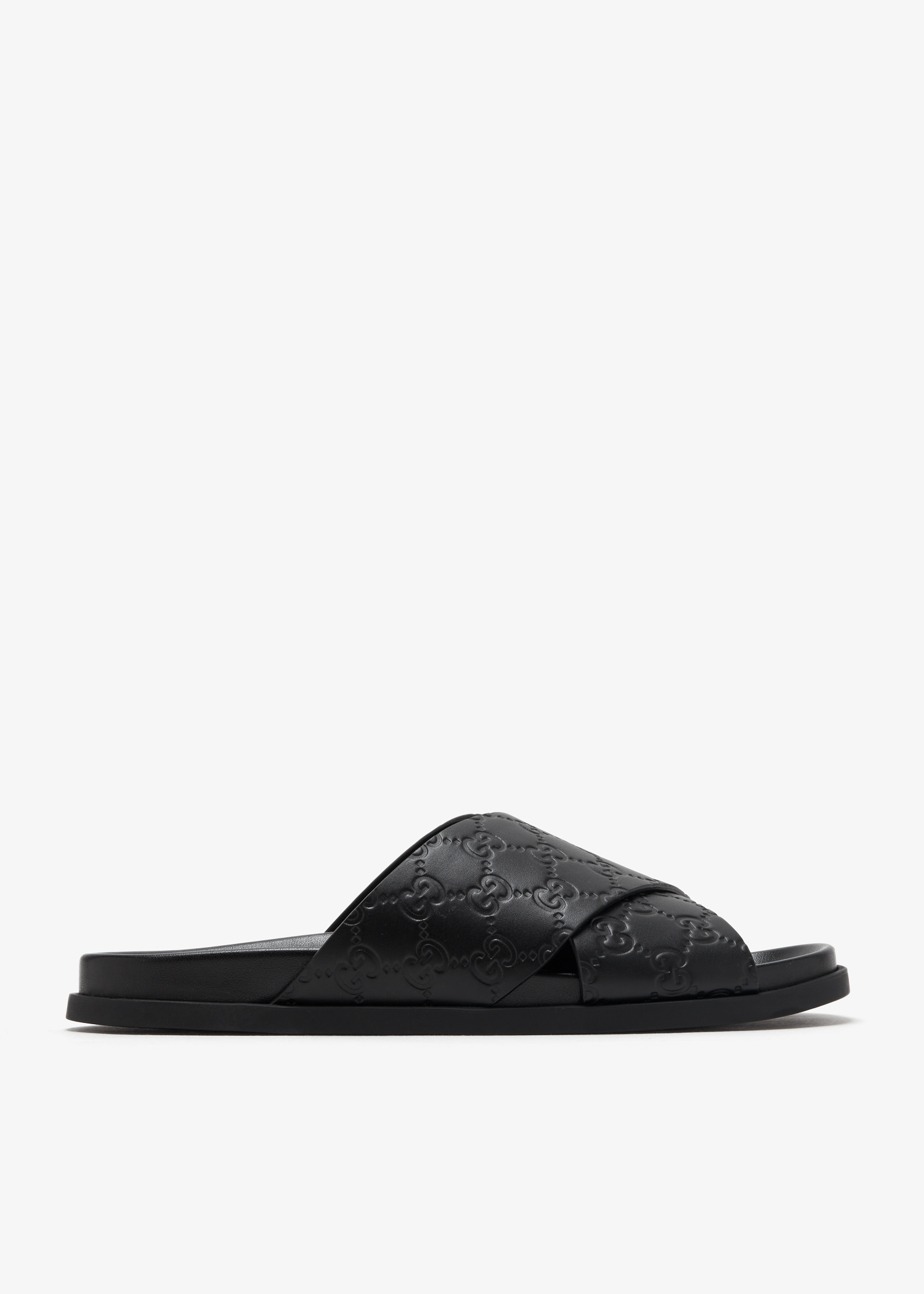 

GG slide sandals, Black