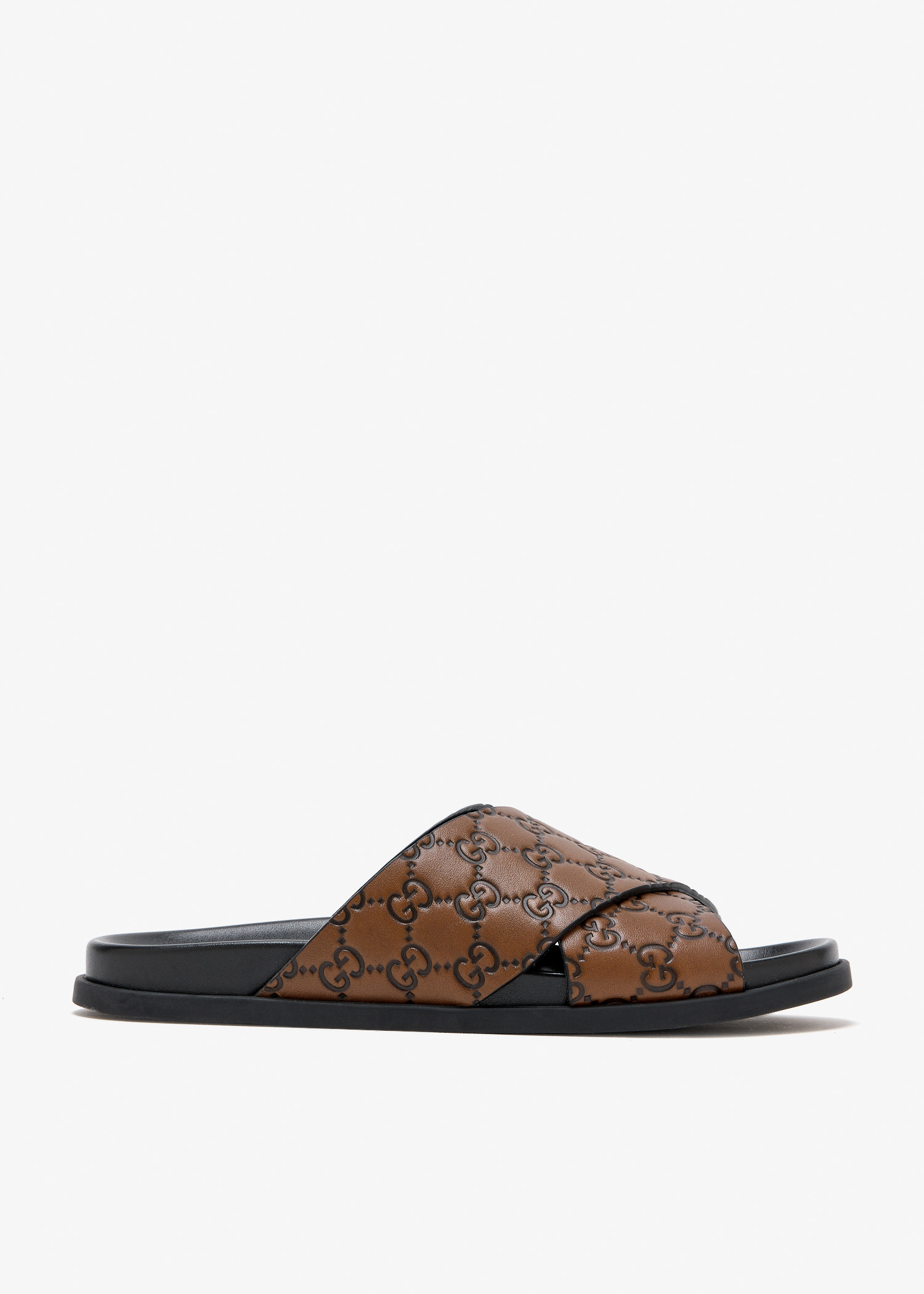 

GG slide sandals, Brown