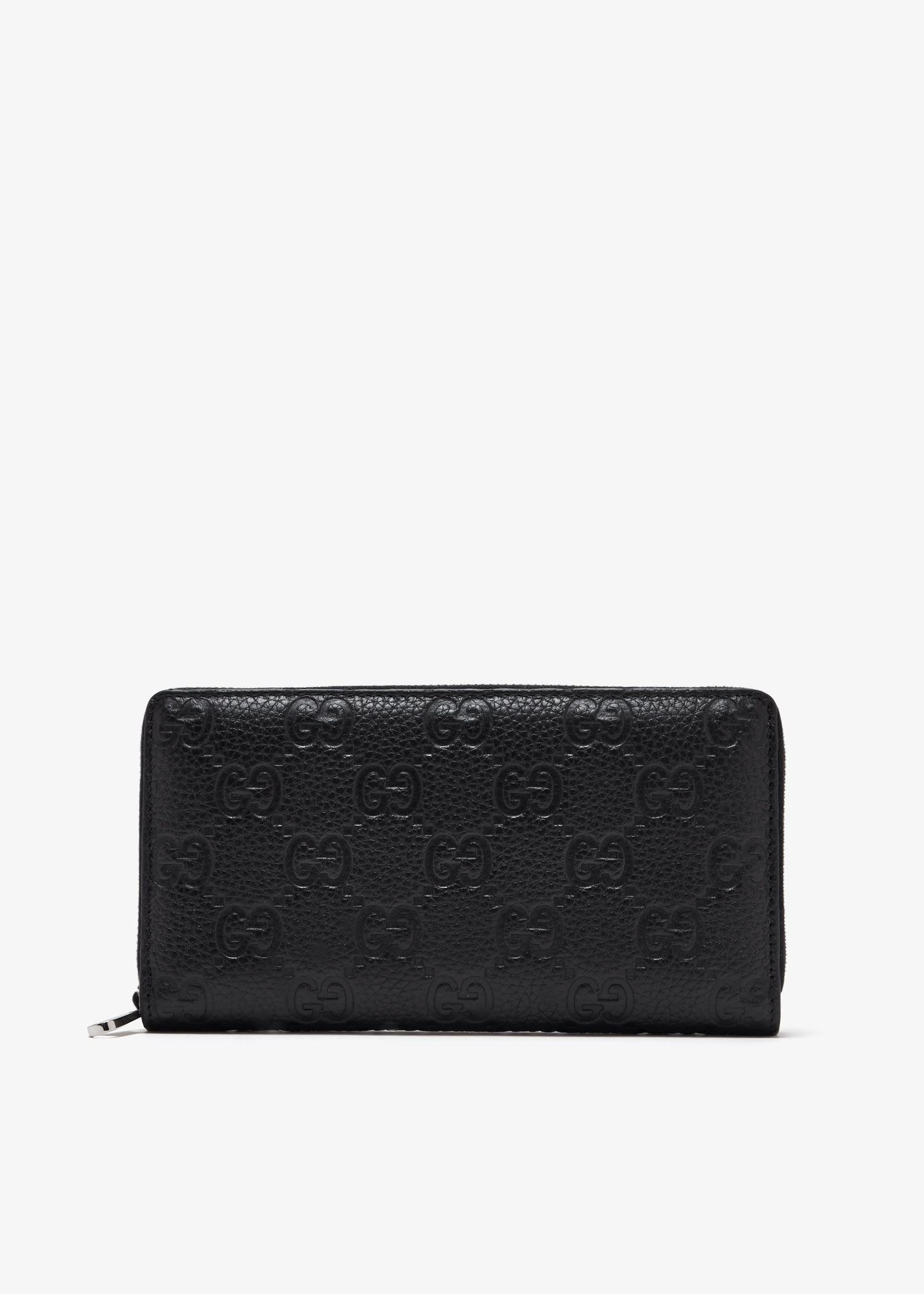 

Imprint zip around wallet, Black