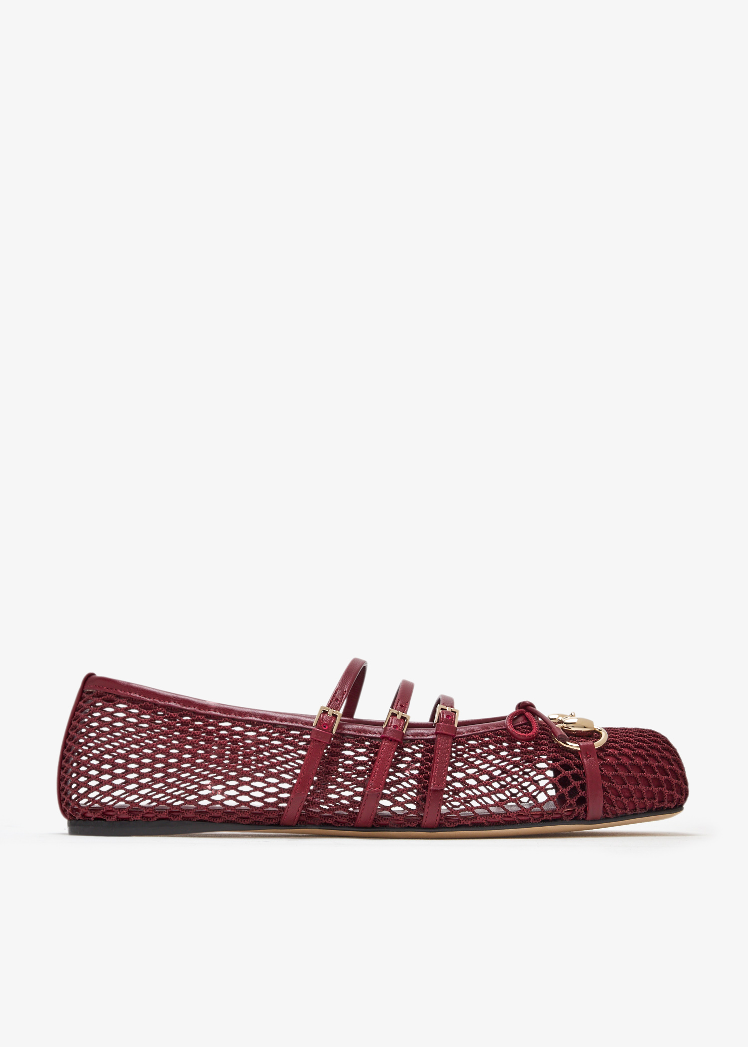 

Horsebit ballet flats, Burgundy