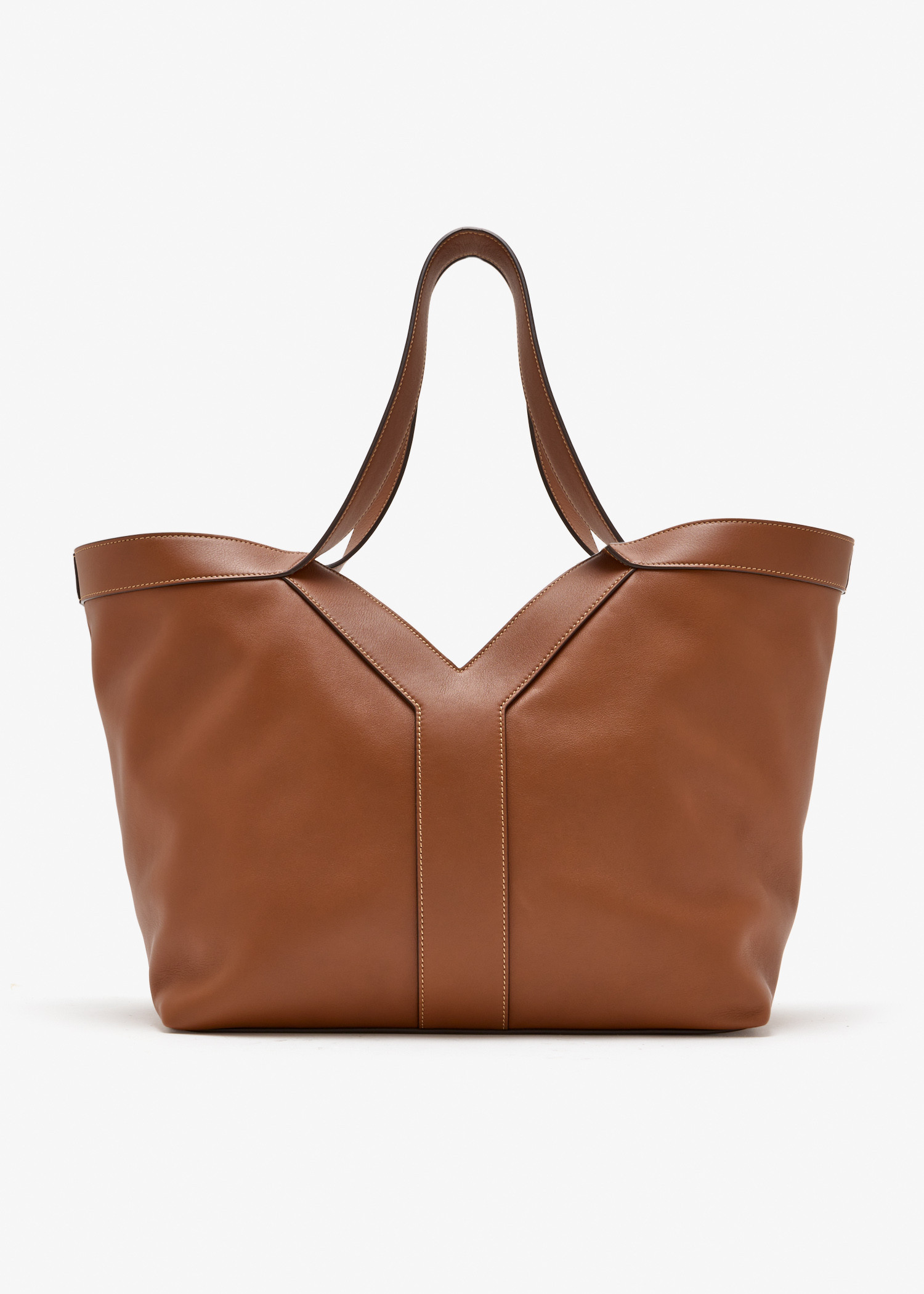 

Y small tote bag, Brown