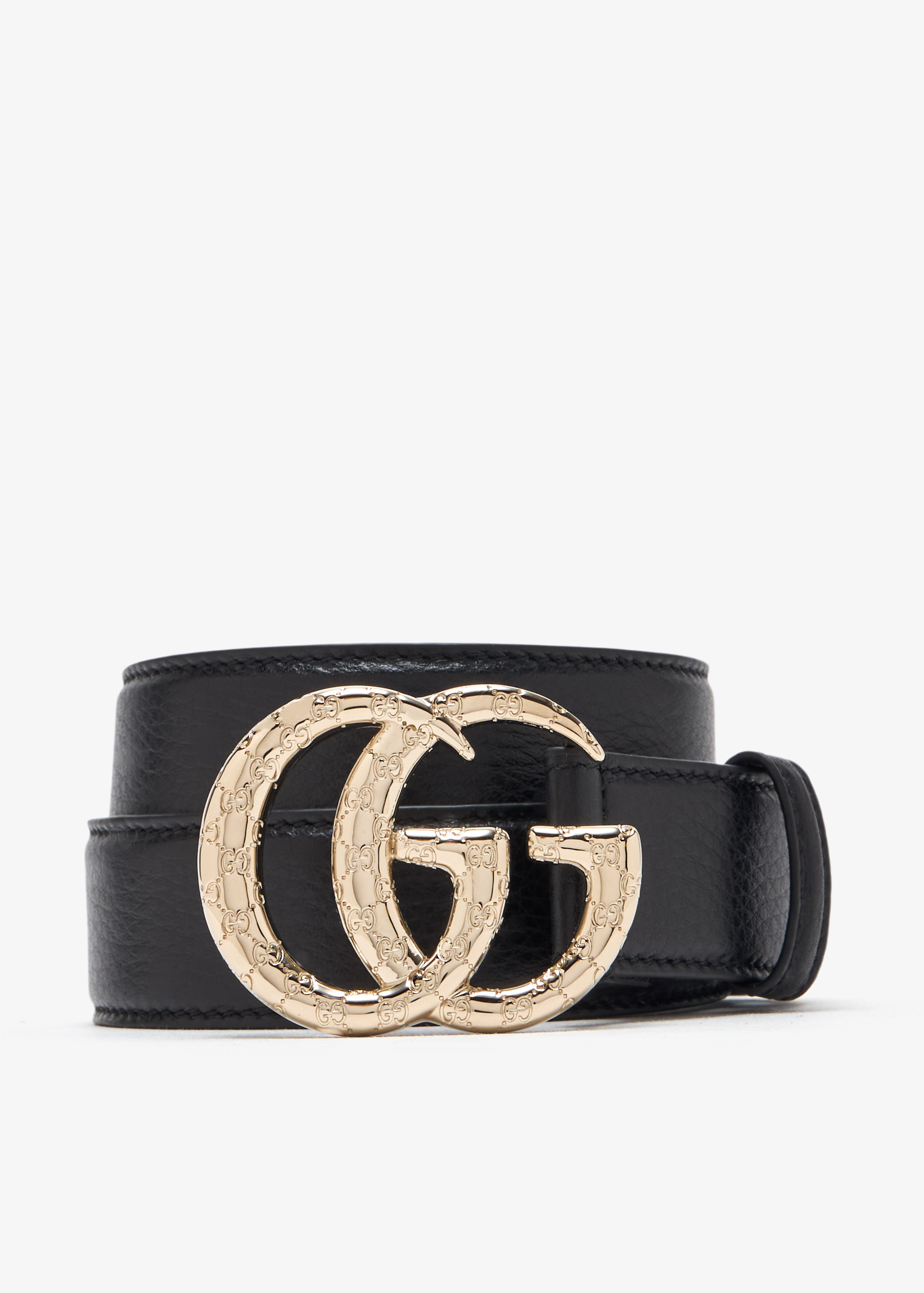 

GG Marmont thin belt, Black