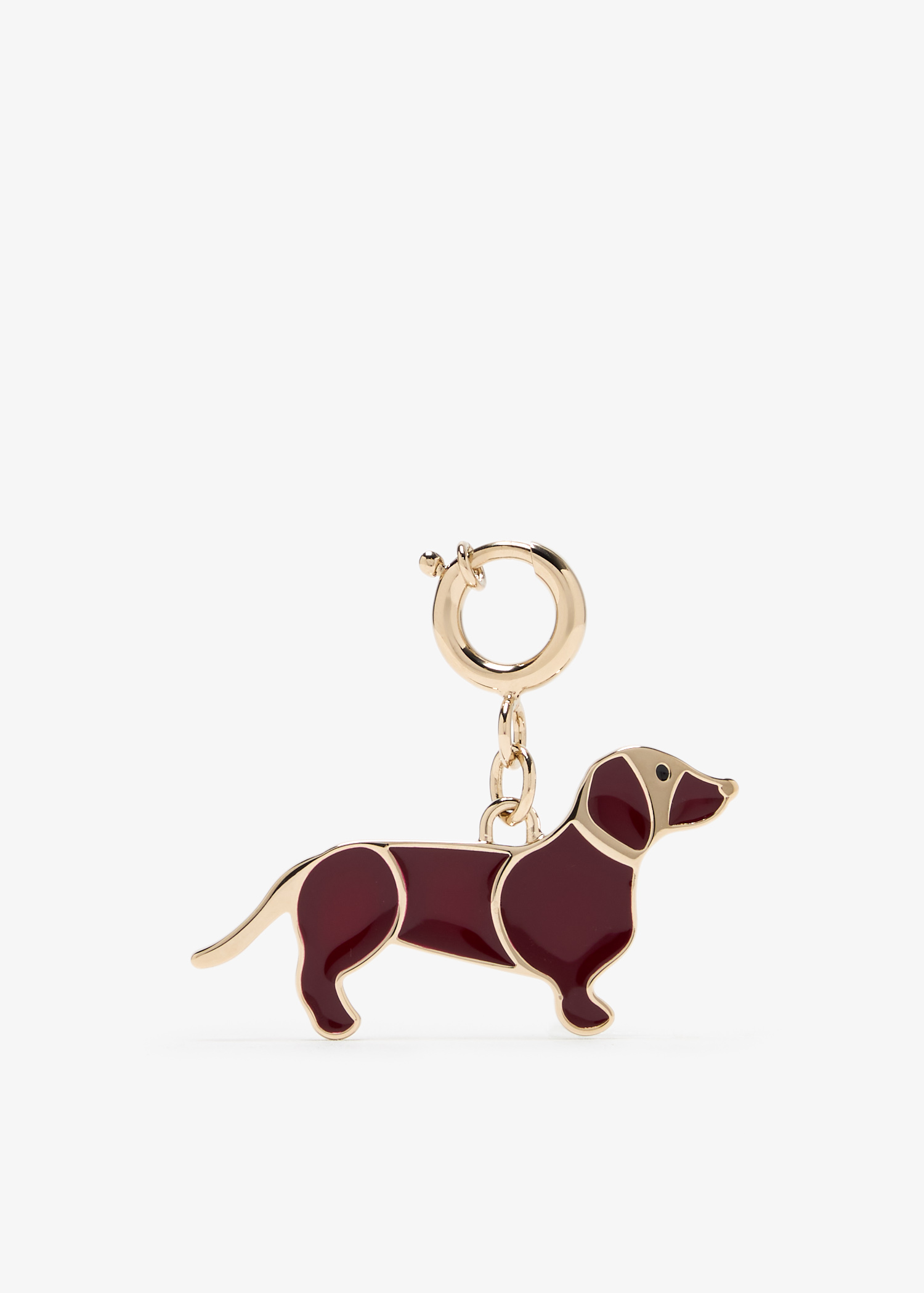 

Dog bag charm, Gold