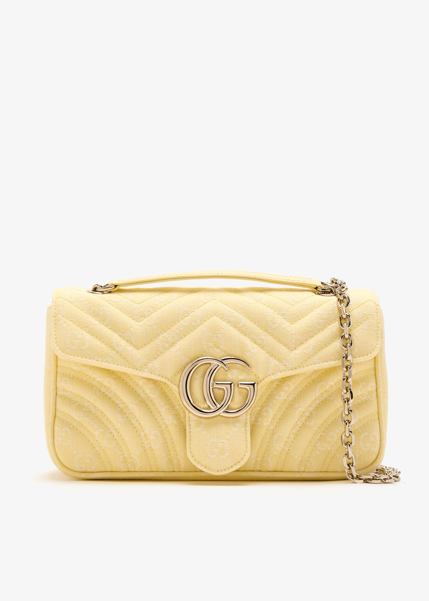 

GG Marmont medium shoulder bag, Yellow