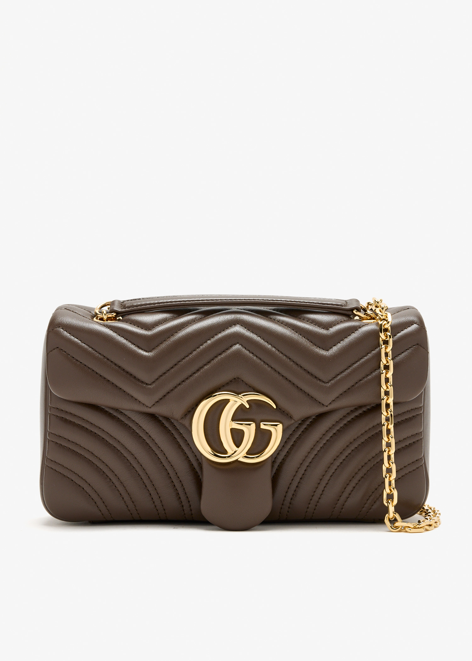 

GG Marmont medium shoulder bag, Taupe