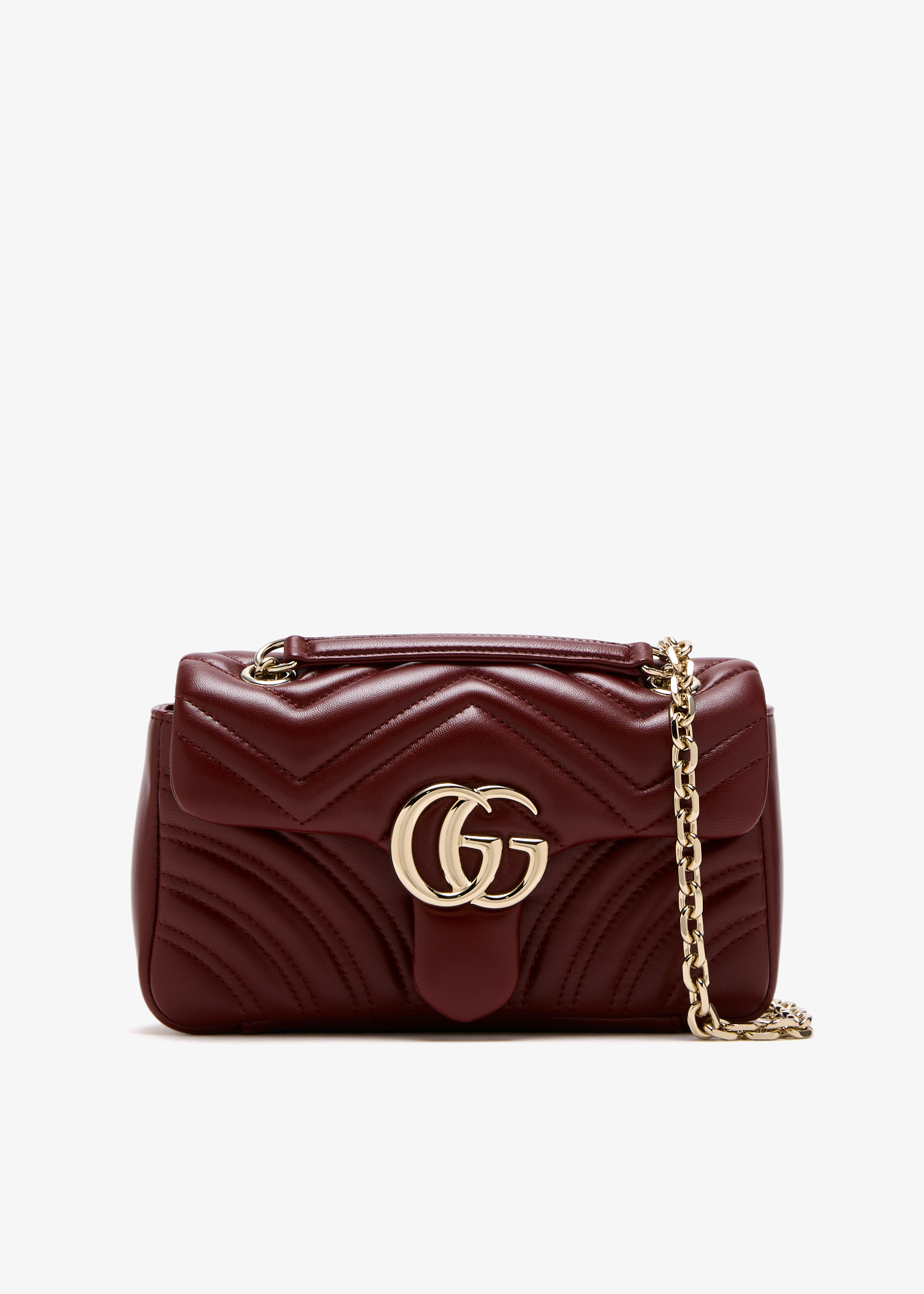 

GG Marmont small shoulder bag, Burgundy