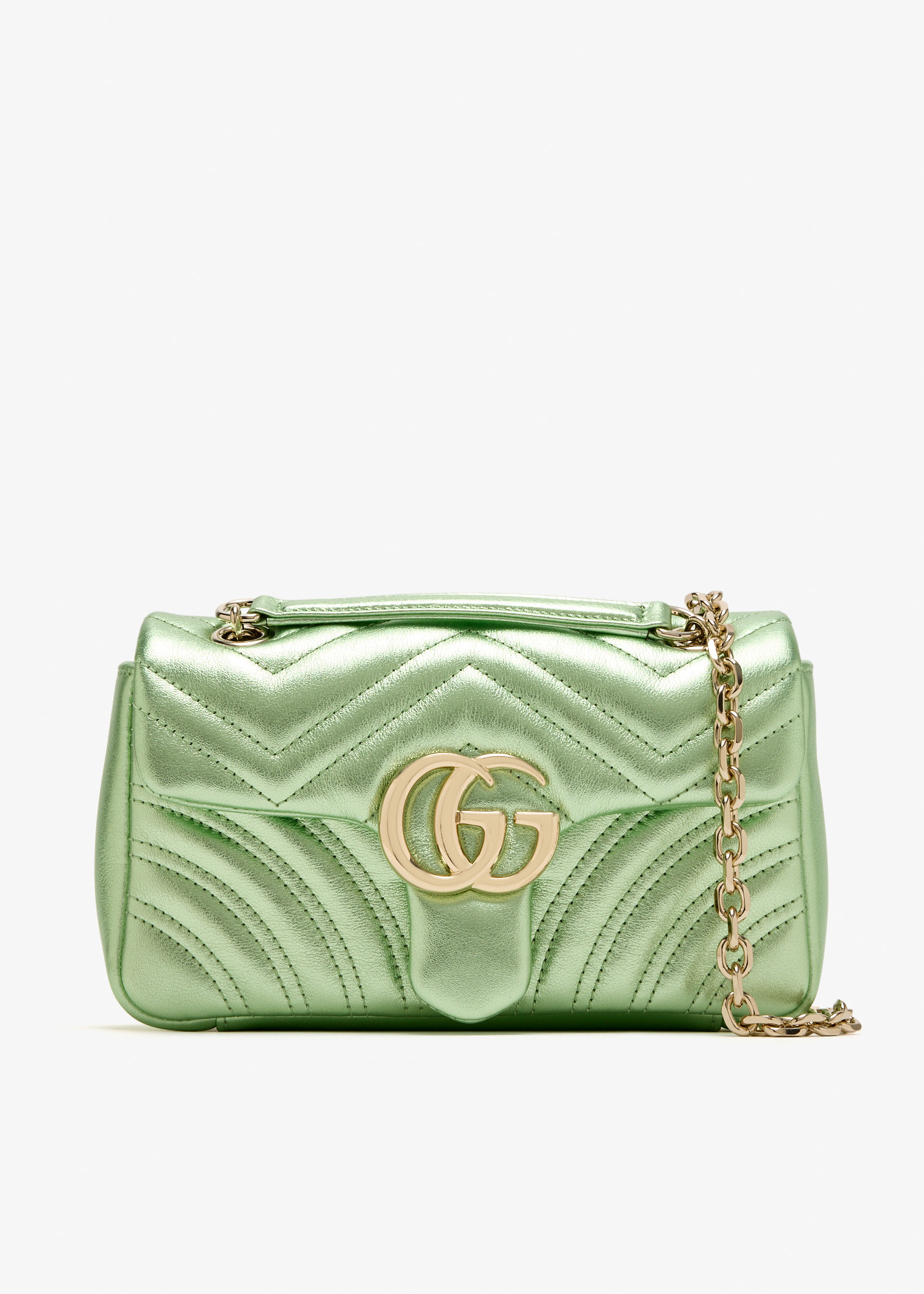 

GG Marmont small shoulder bag, Green