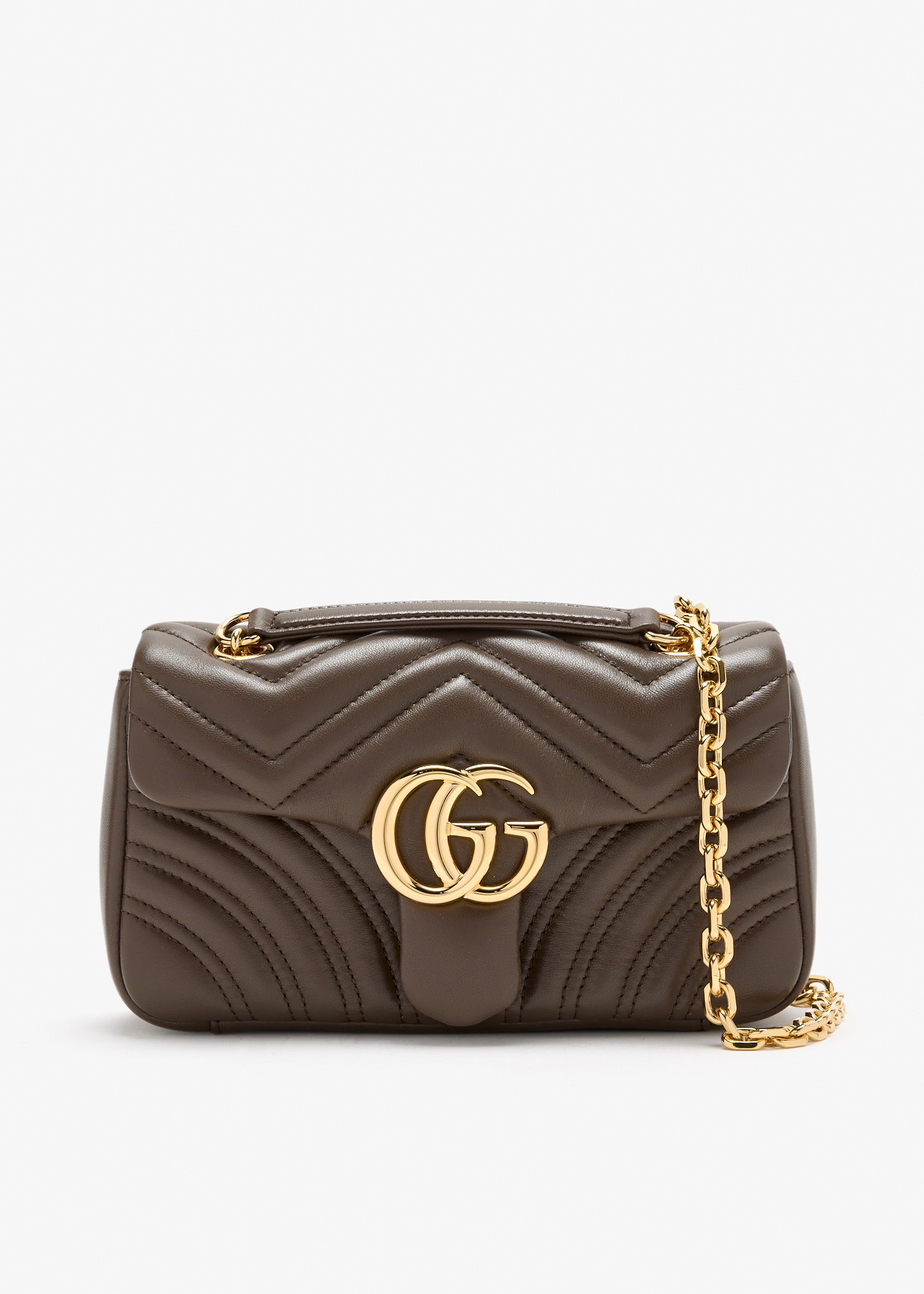 

GG Marmont small shoulder bag, Taupe