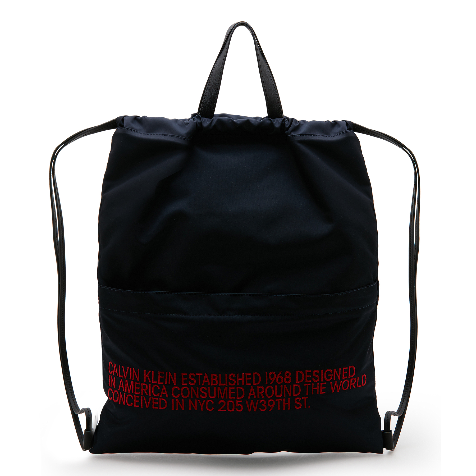 

1968 drawstring backpack, Blue